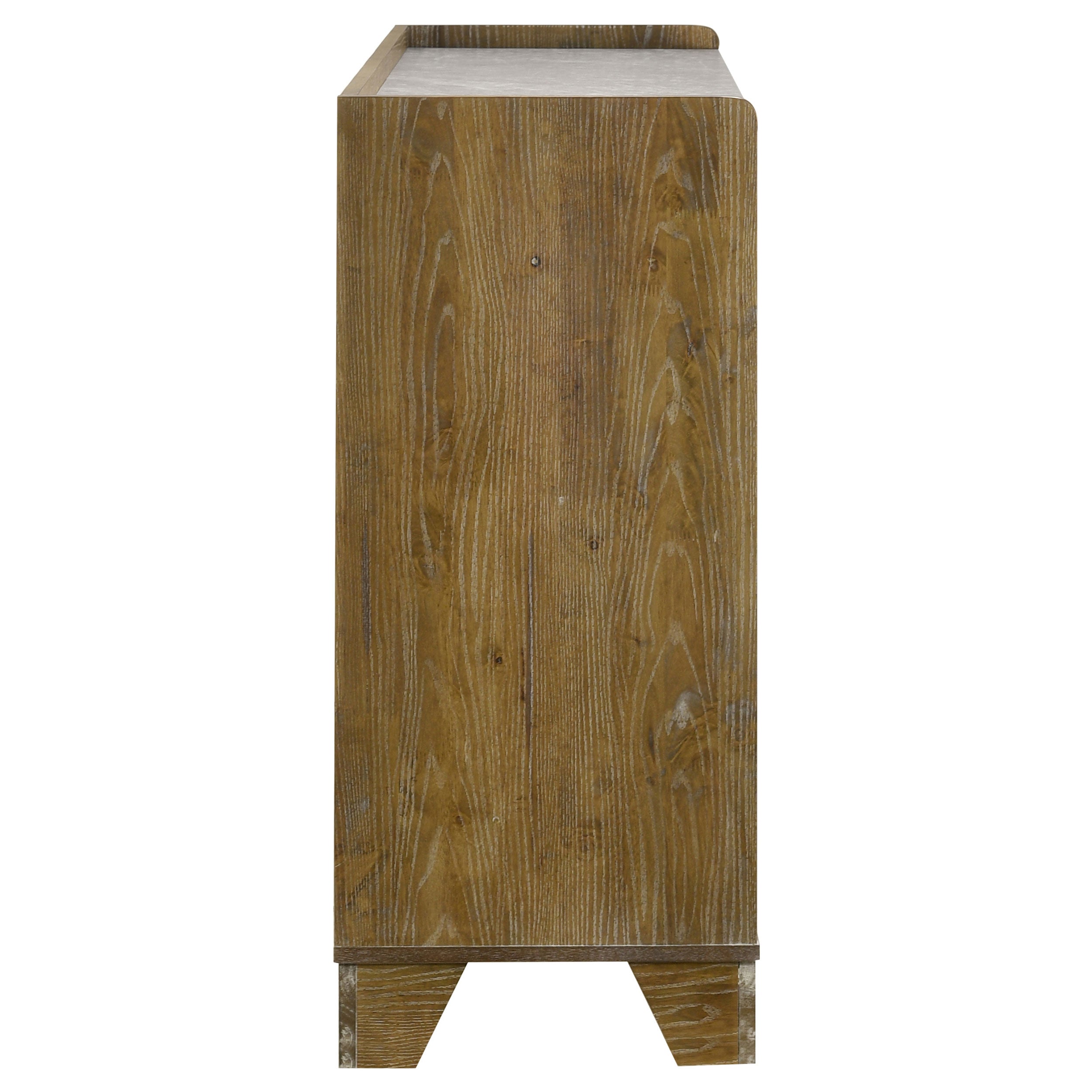 Henderson 6-drawer Bedroom Dresser Cabinet Medium Oak — view 6