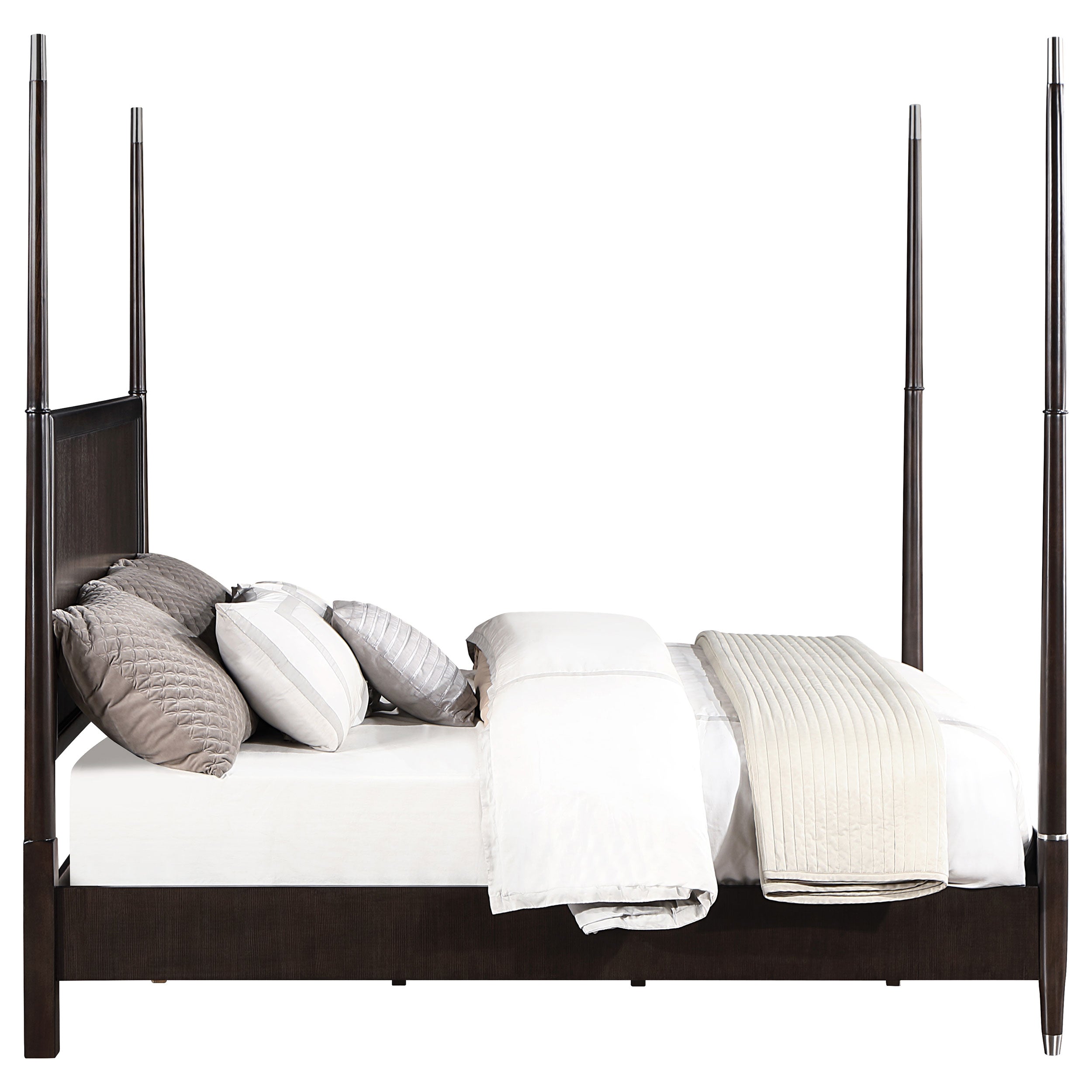 Emberlyn Wood Queen Poster Bed Brown — view 8
