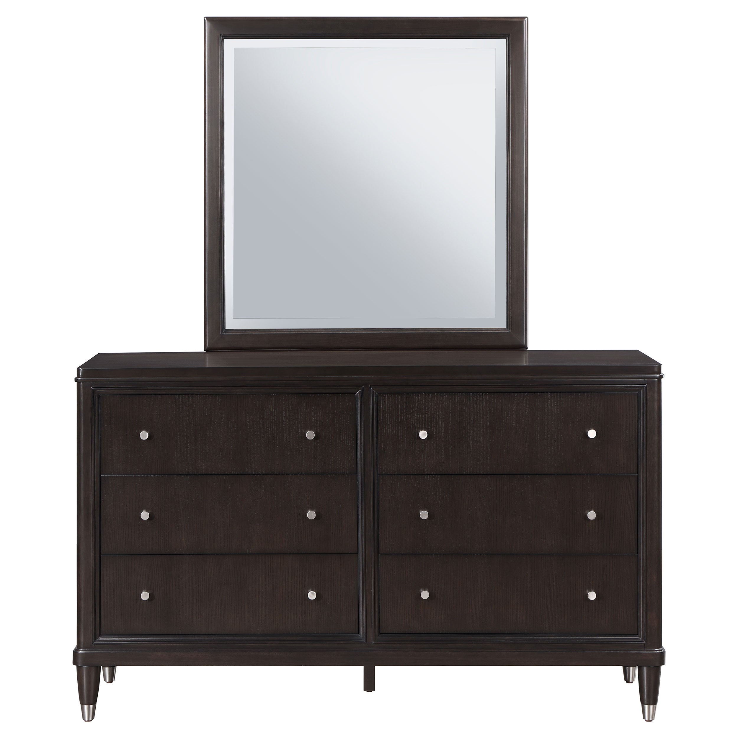 Emberlyn 6-drawer Dresser with Mirror Brown — view 3