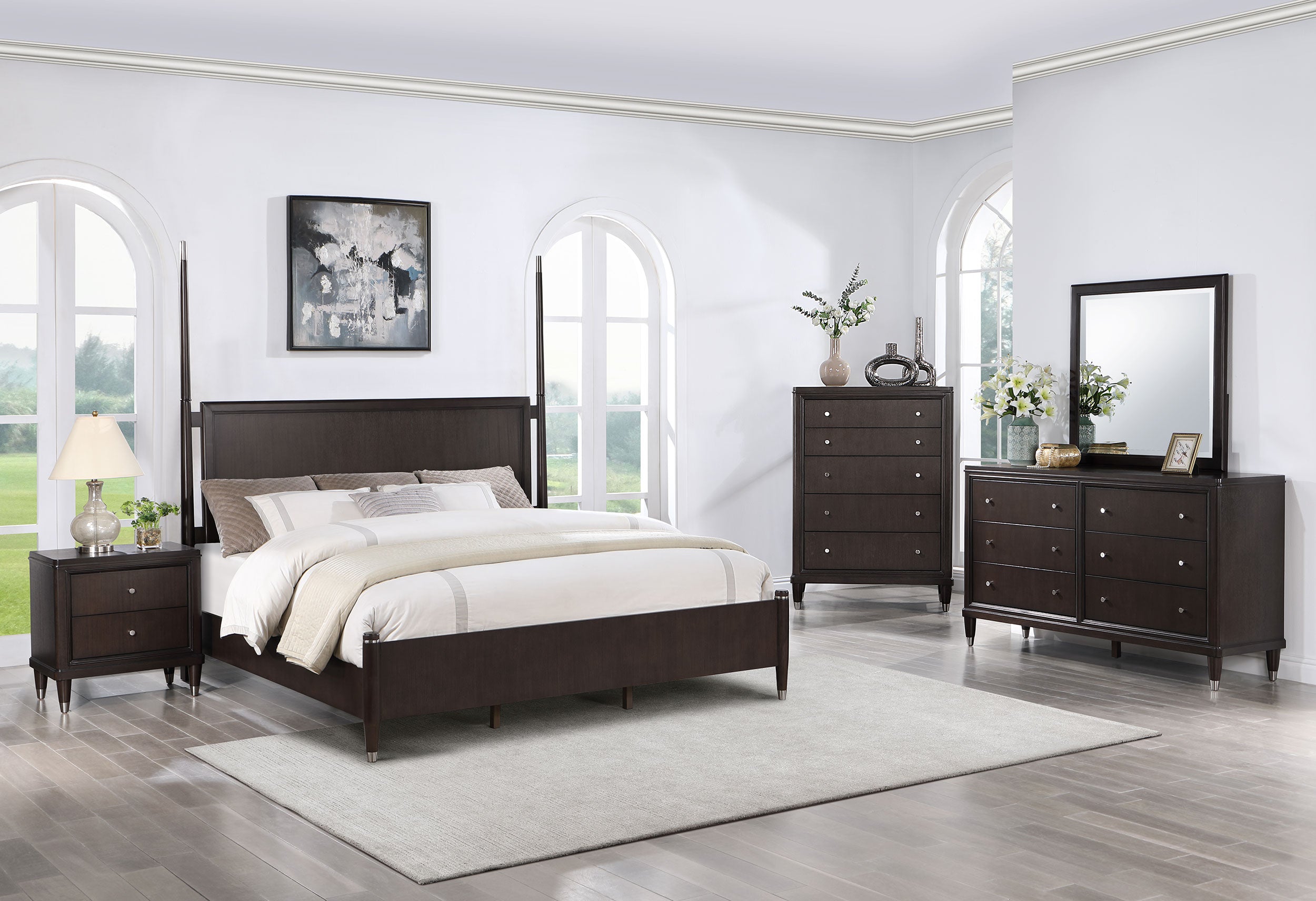 Emberlyn 5-drawer Bedroom Chest Brown — view 14