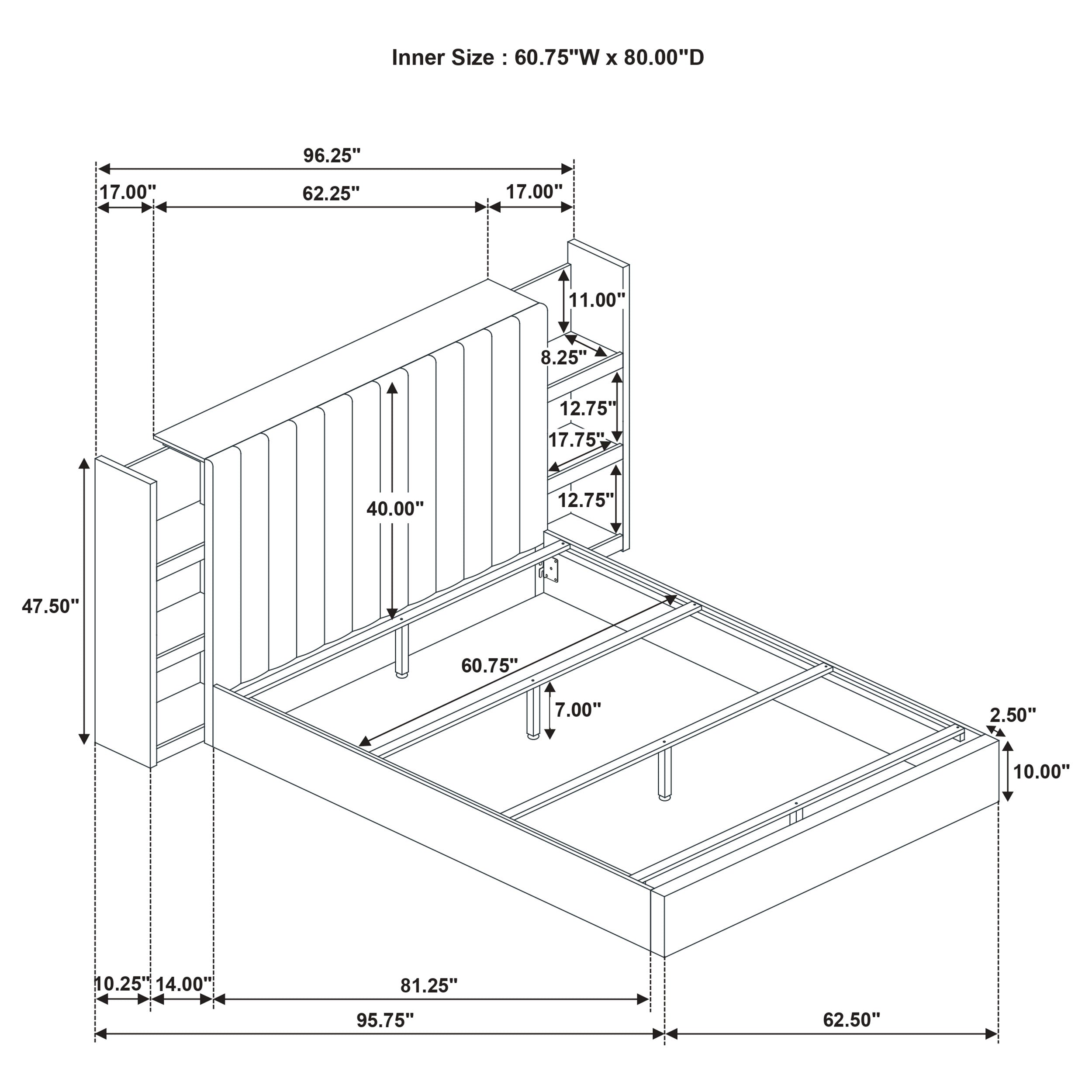 Arielle 4-piece Queen Bedroom Set Light Oak — view 16