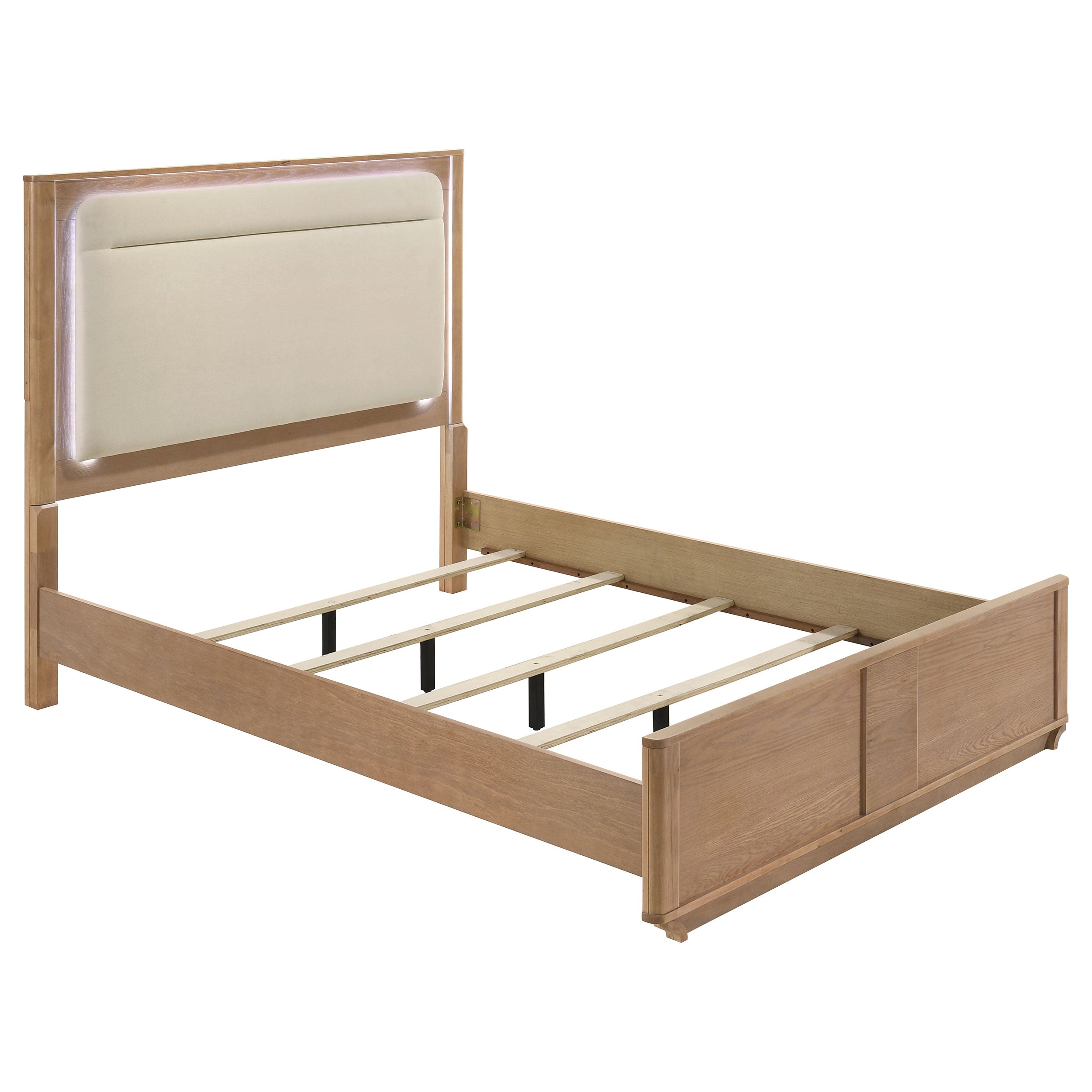 Leanne 4-piece Queen Bedroom Set Light Oak — view 3
