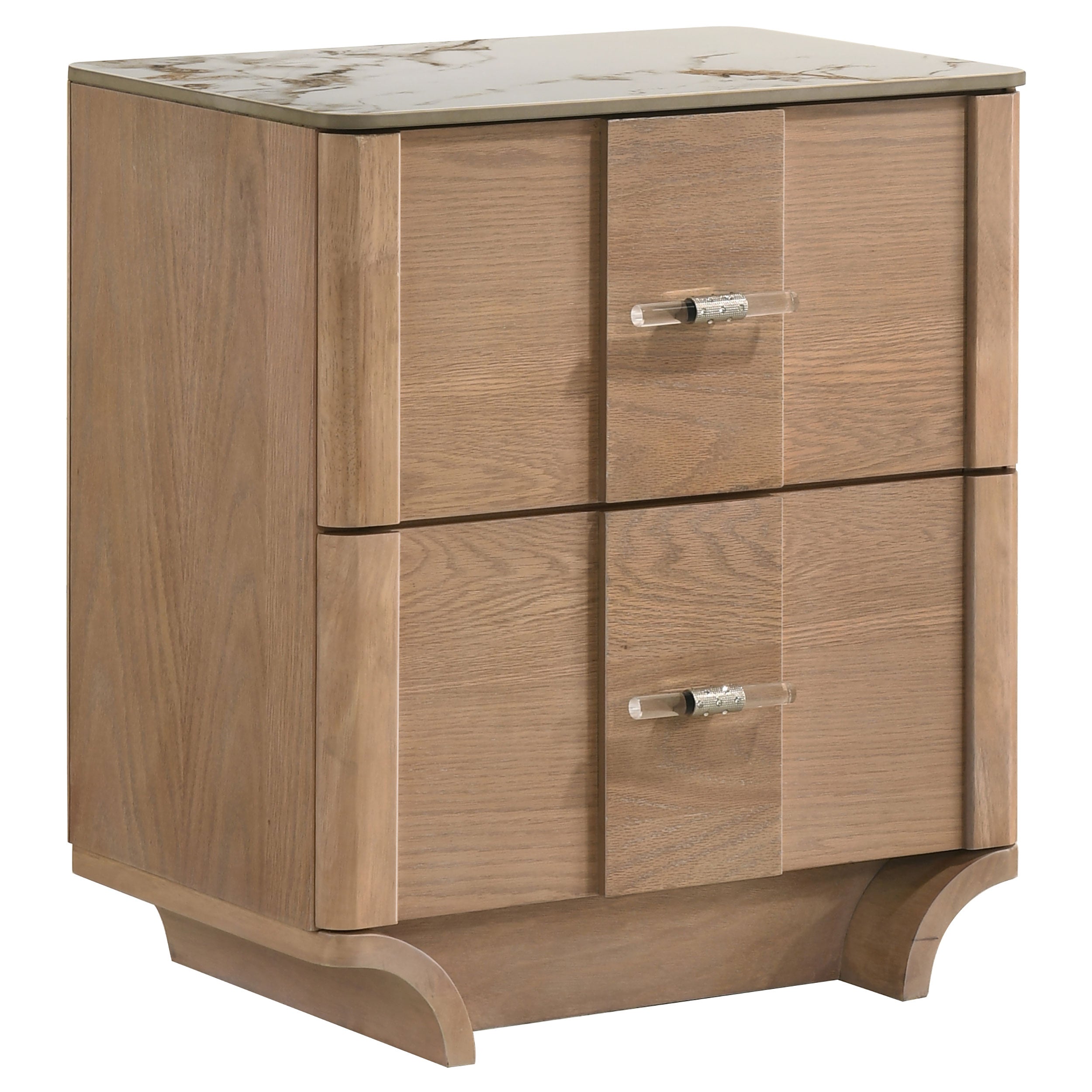 Leanne 4-piece Queen Bedroom Set Light Oak — view 5