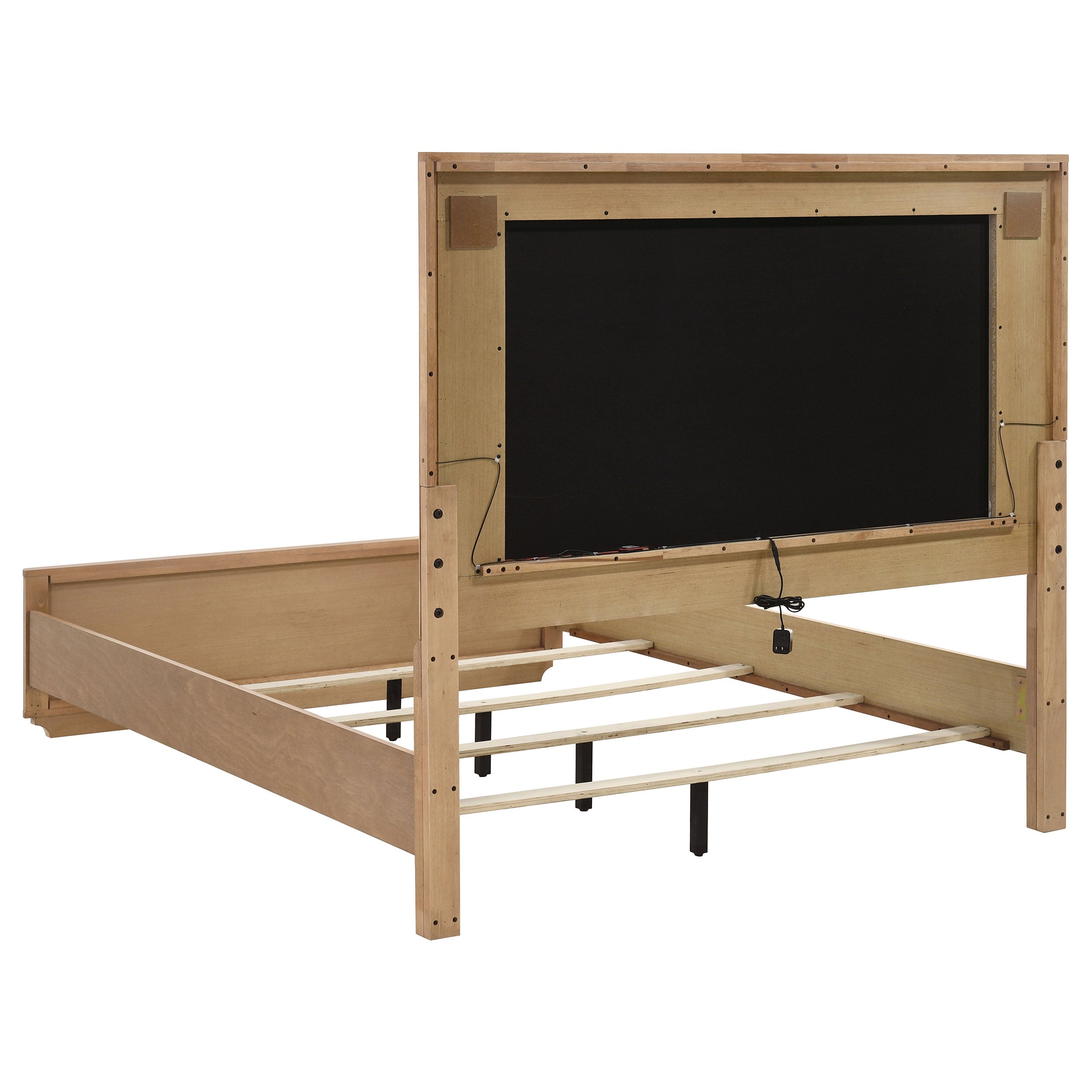 Leanne 5-piece Queen Bedroom Set Light Oak — view 4