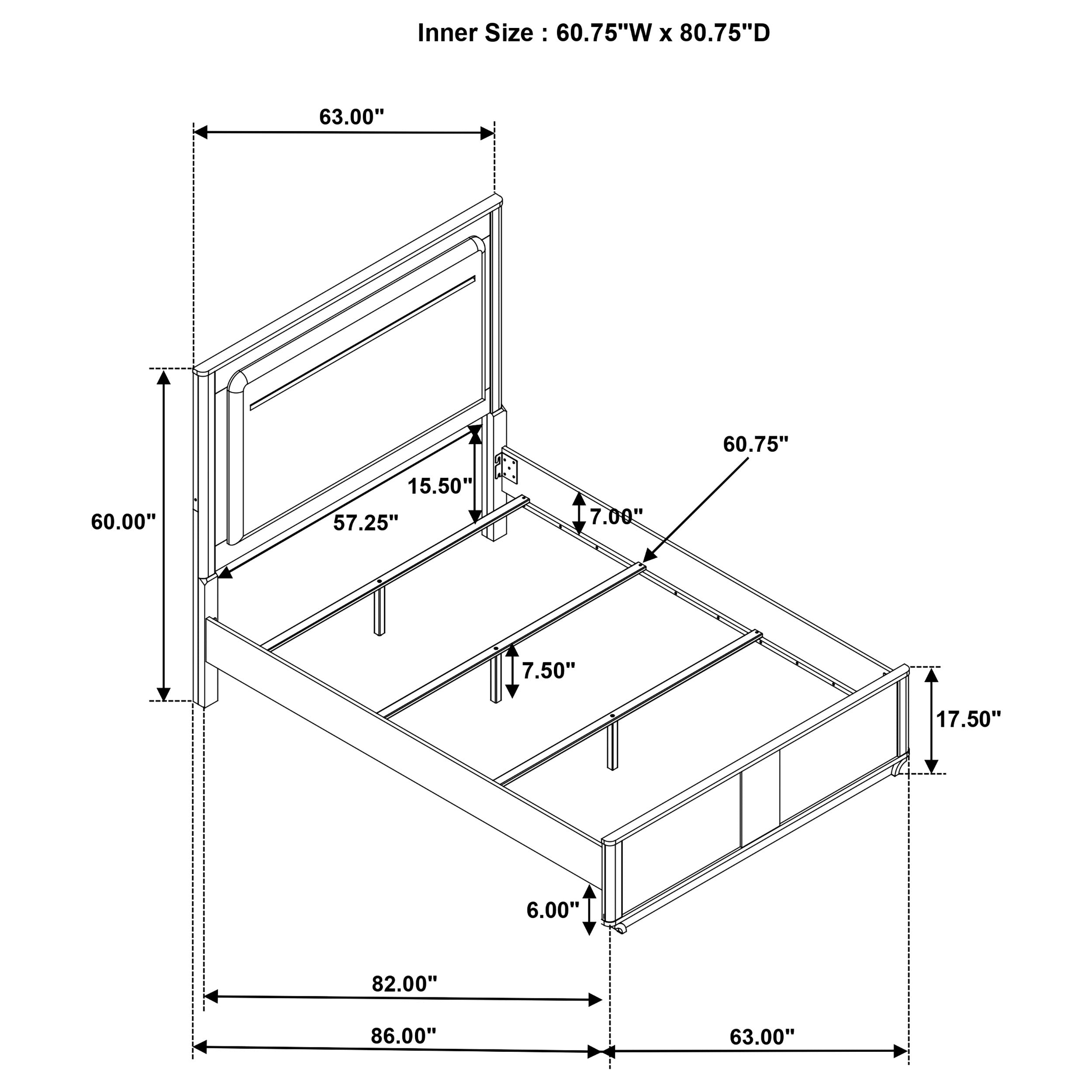 Leanne 5-piece Queen Bedroom Set Light Oak — view 16