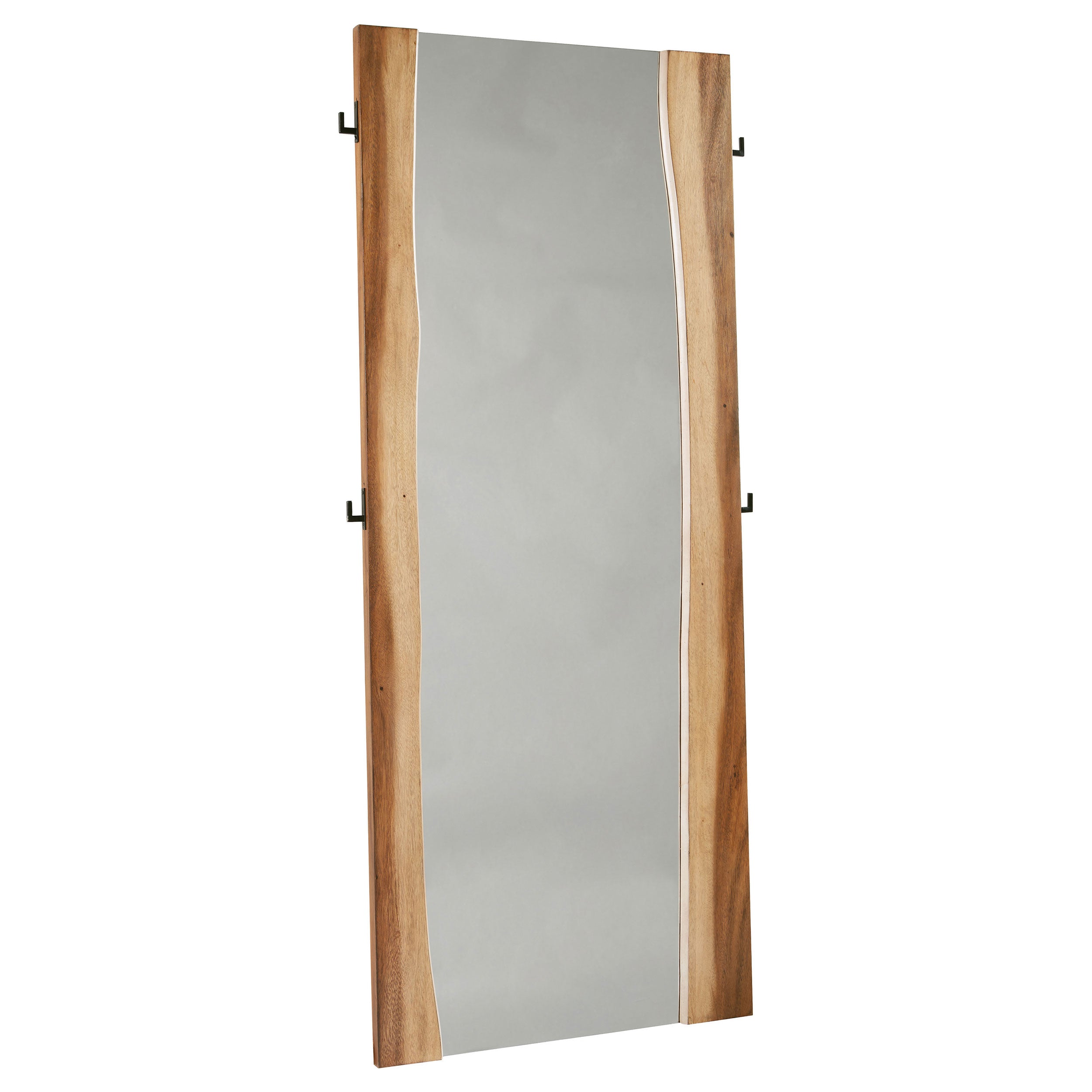 Winslow 31 x 76 Inch Standing Floor Mirror Smokey Walnut — view 1