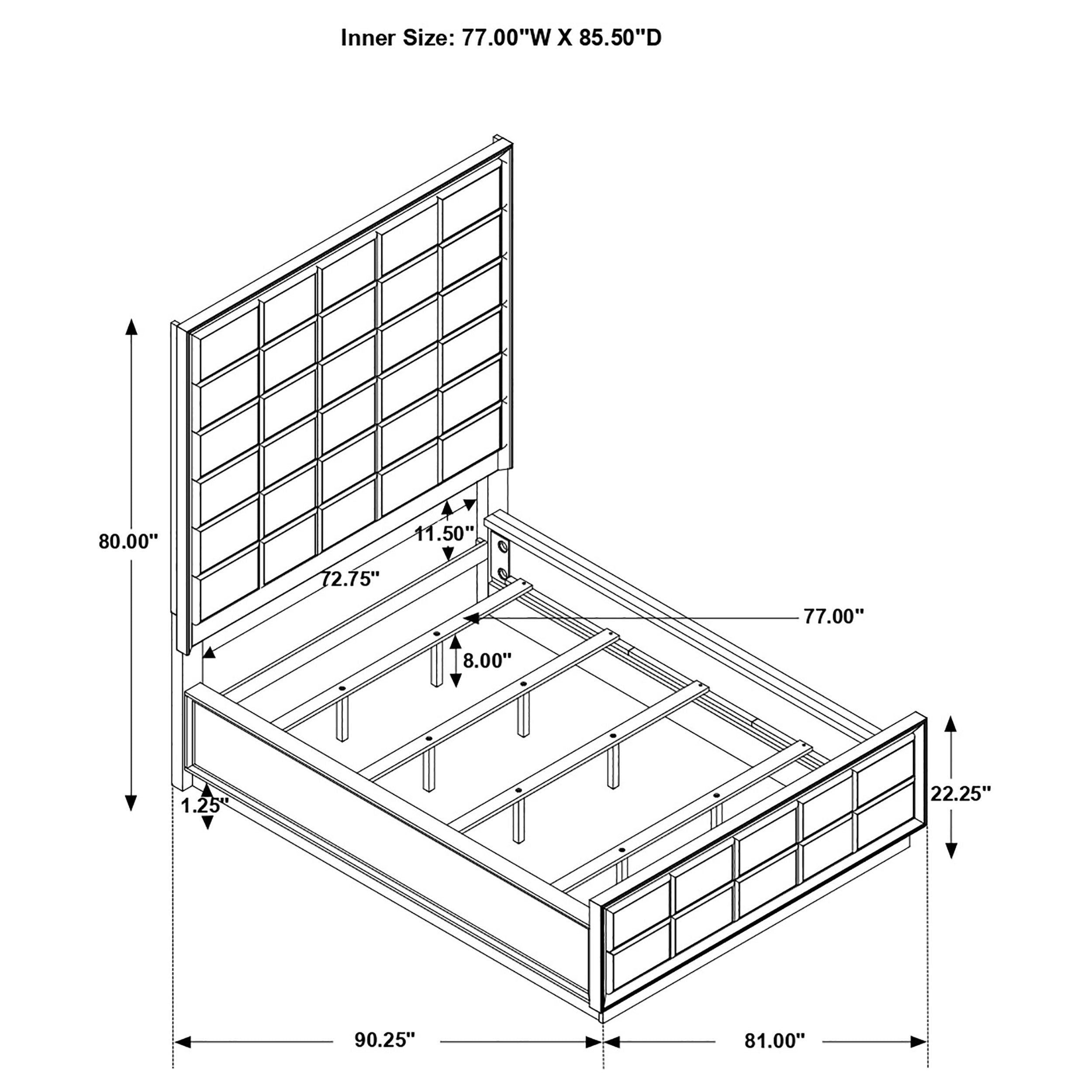 Durango 5-piece California King Bedroom Set Peppercorn — view 16