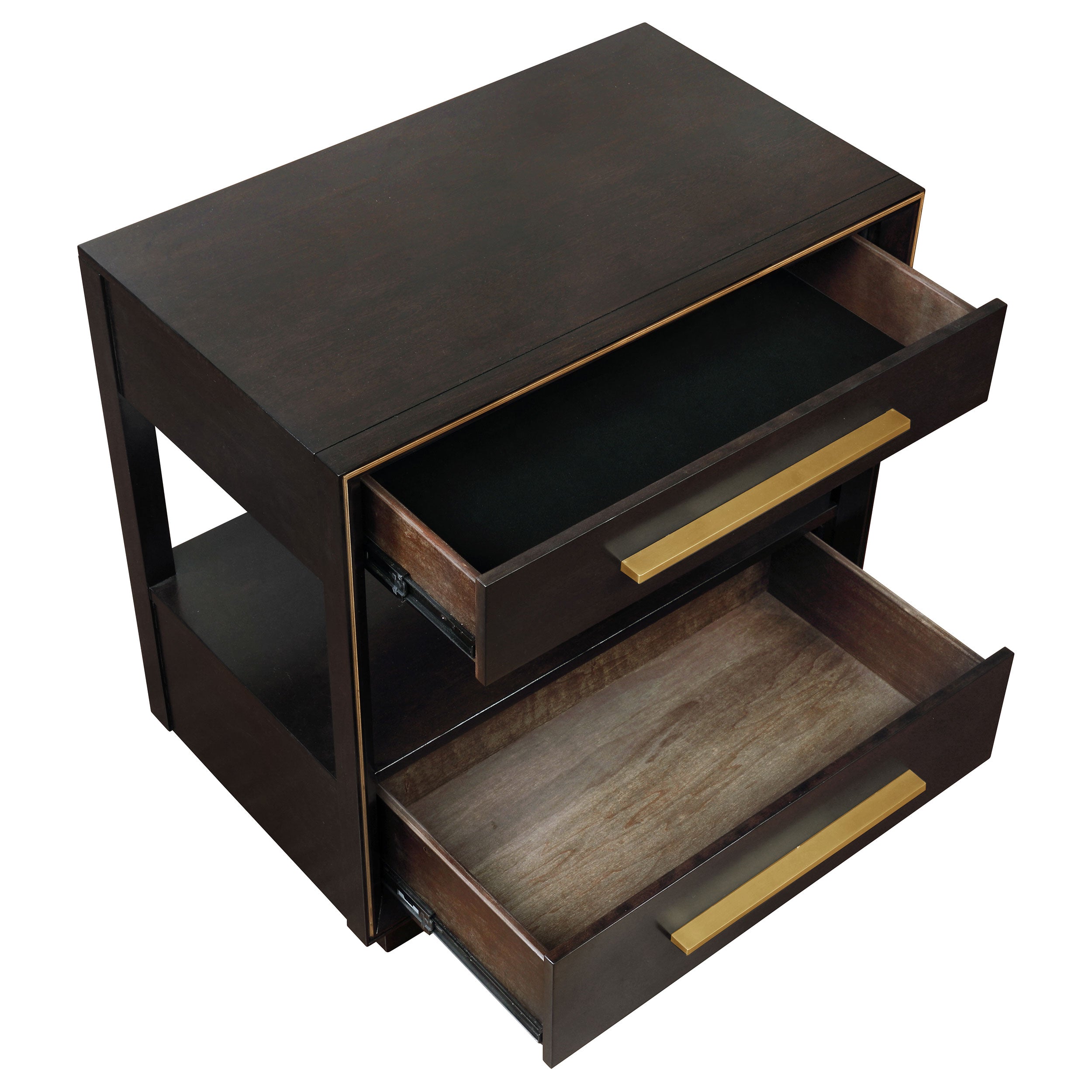 Durango 2-drawer Nightstand Smoked Peppercorn — view 7