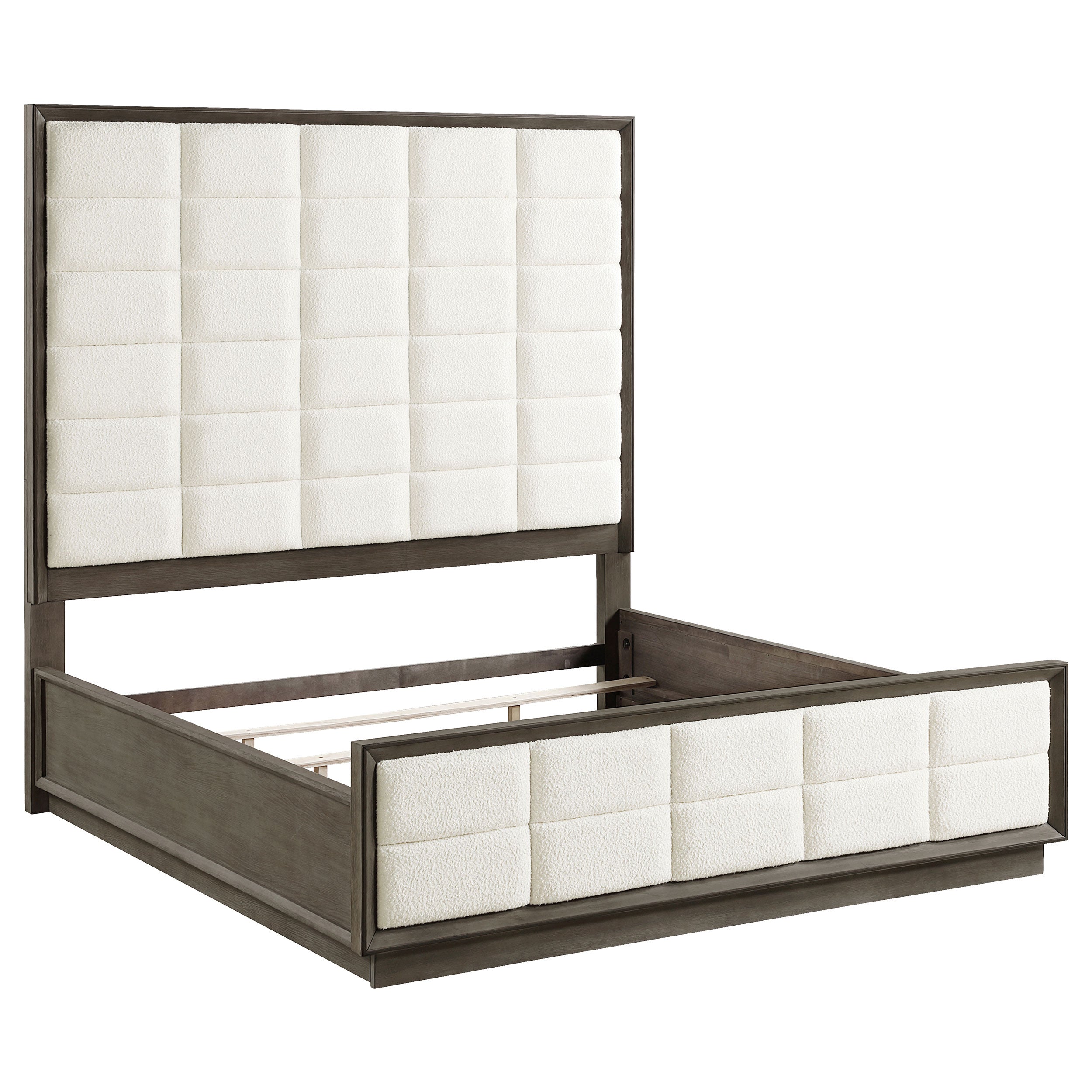 Durango 80-inch Eastern King Panel Bed Taupe Oak — view 1