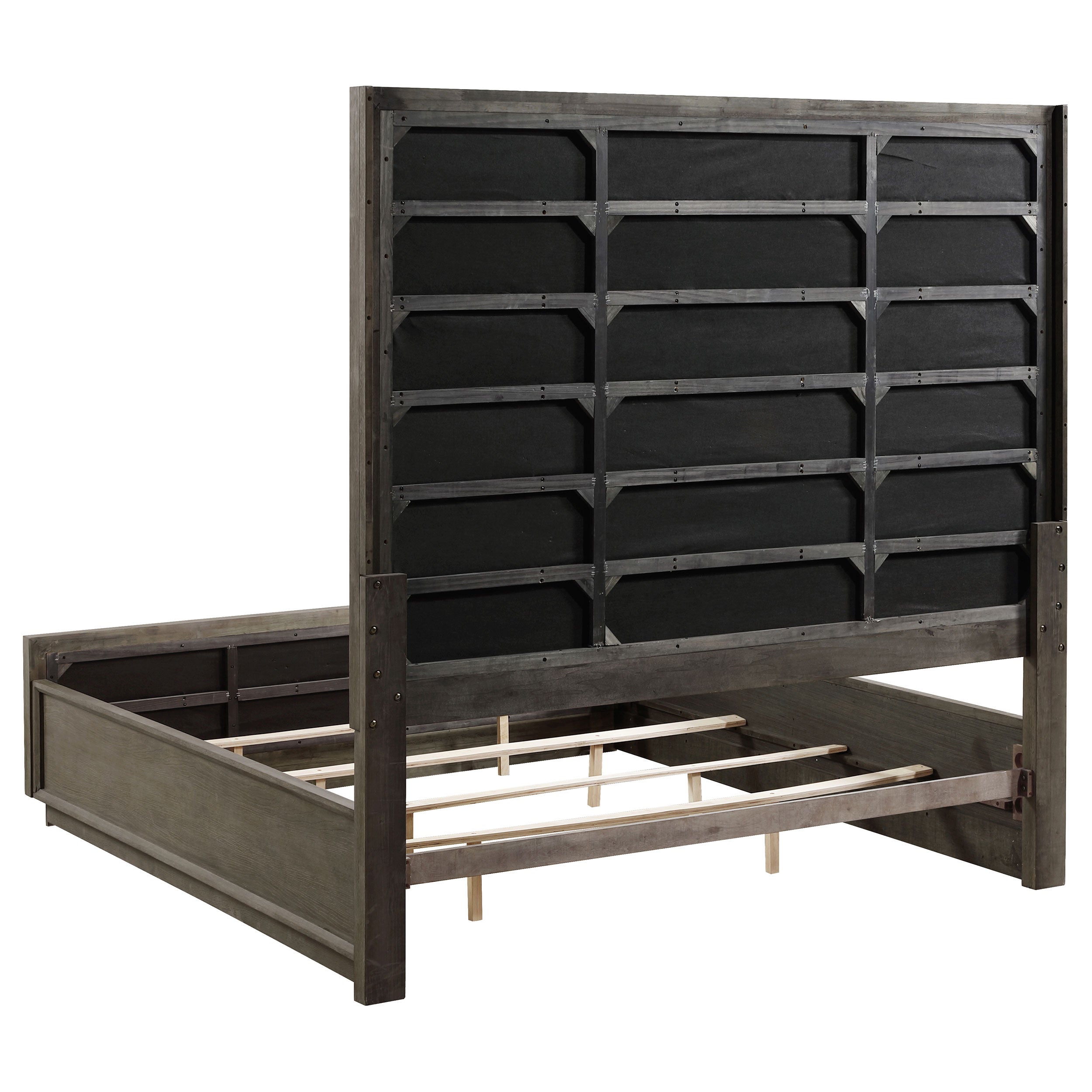 Durango 80-inch Eastern King Panel Bed Taupe Oak — view 5