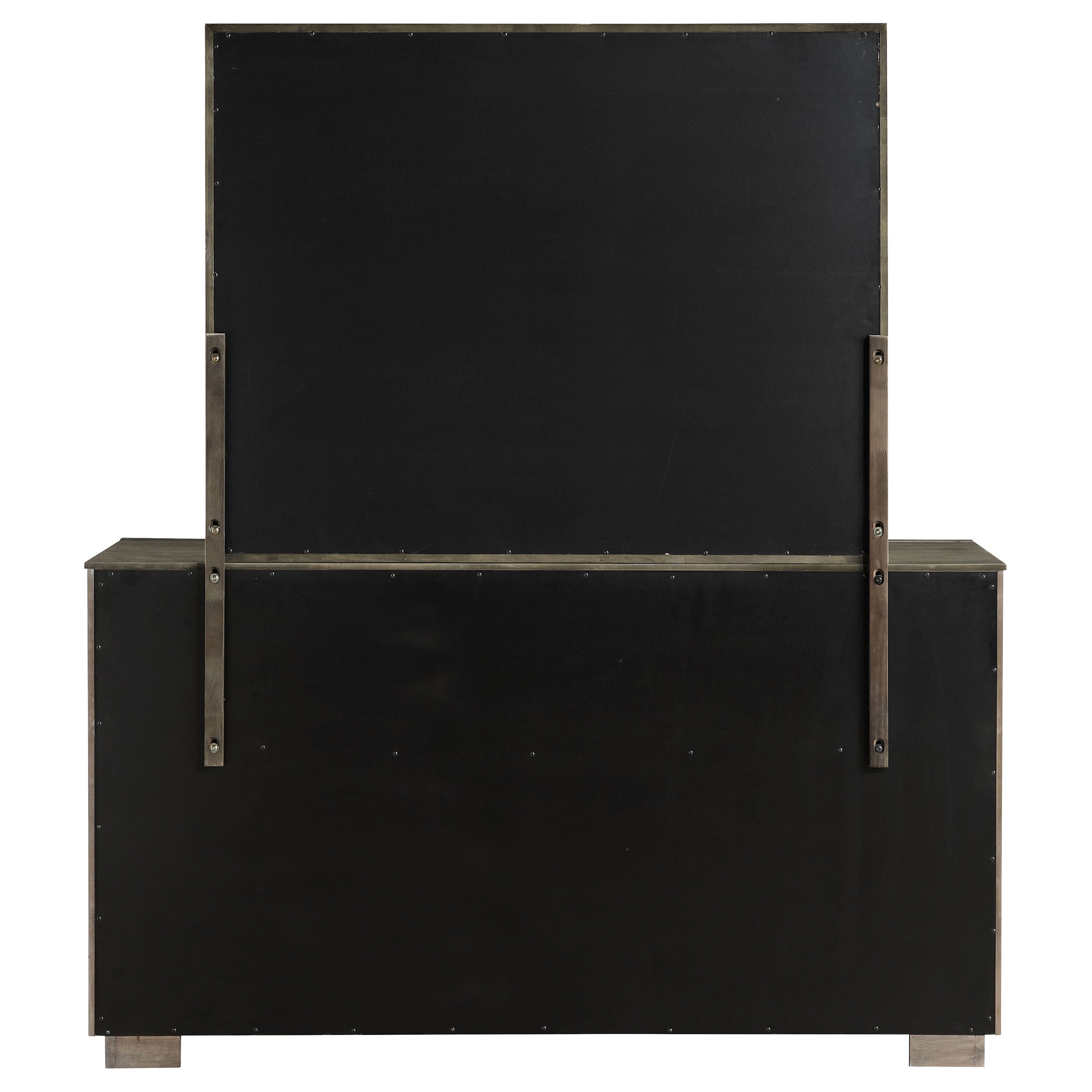 Durango 8-drawer Dresser and Mirror Taupe Oak — view 7