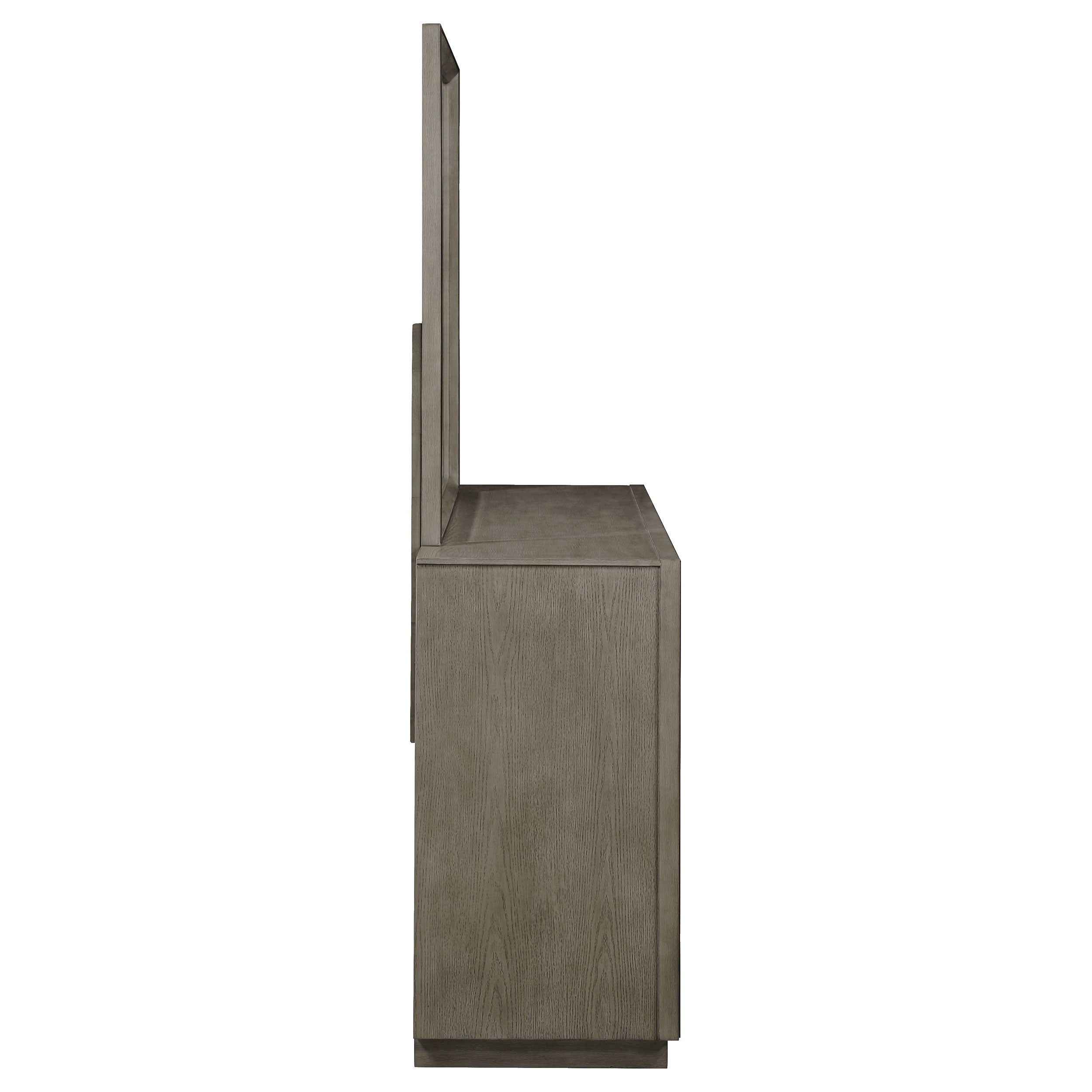 Durango 8-drawer Dresser and Mirror Taupe Oak — view 9