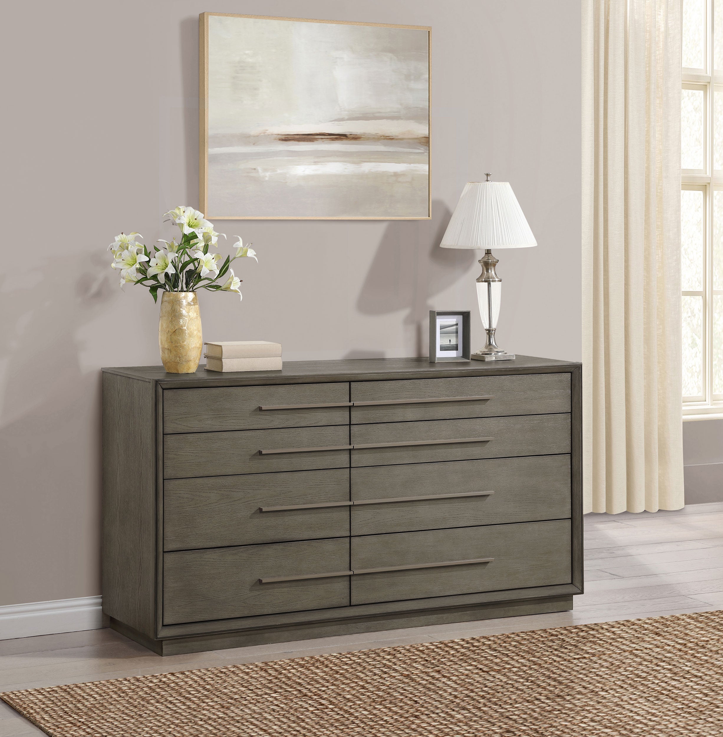 Durango 8-drawer Dresser Taupe Oak — view 2