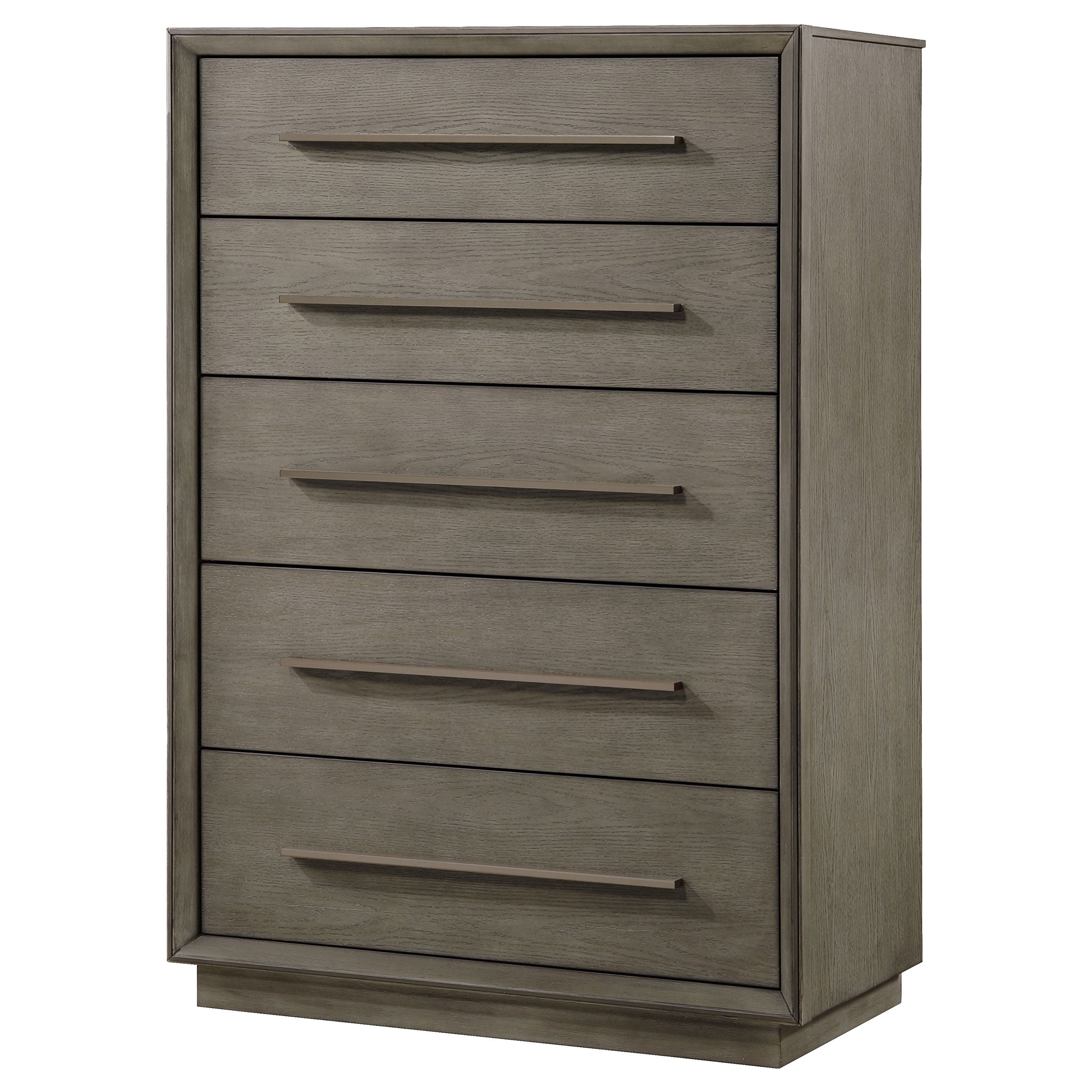 Durango 5-drawer Bedroom Chest Taupe Oak — view 4