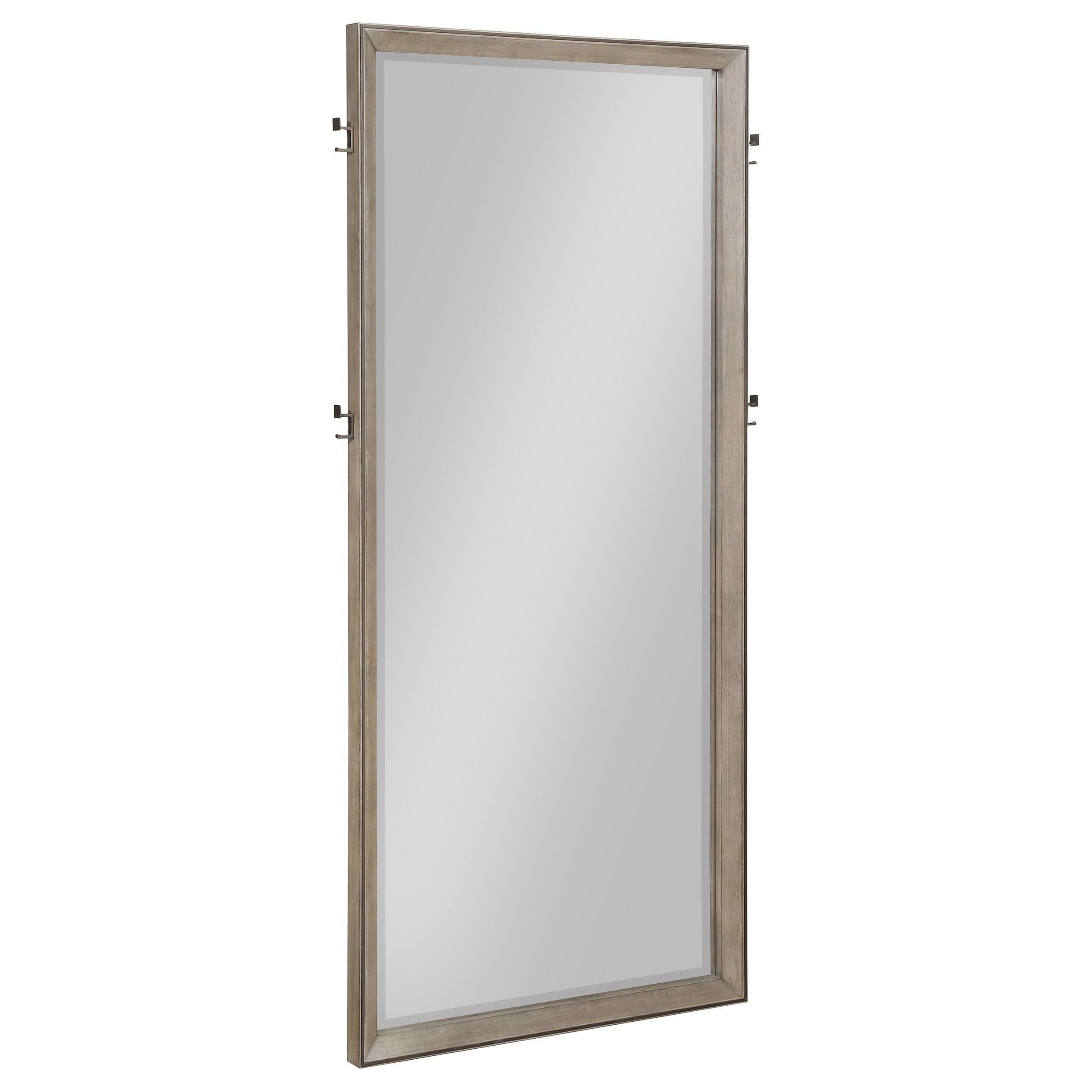 Durango 80-inch Standing Floor Mirror Washed Oak — view 1