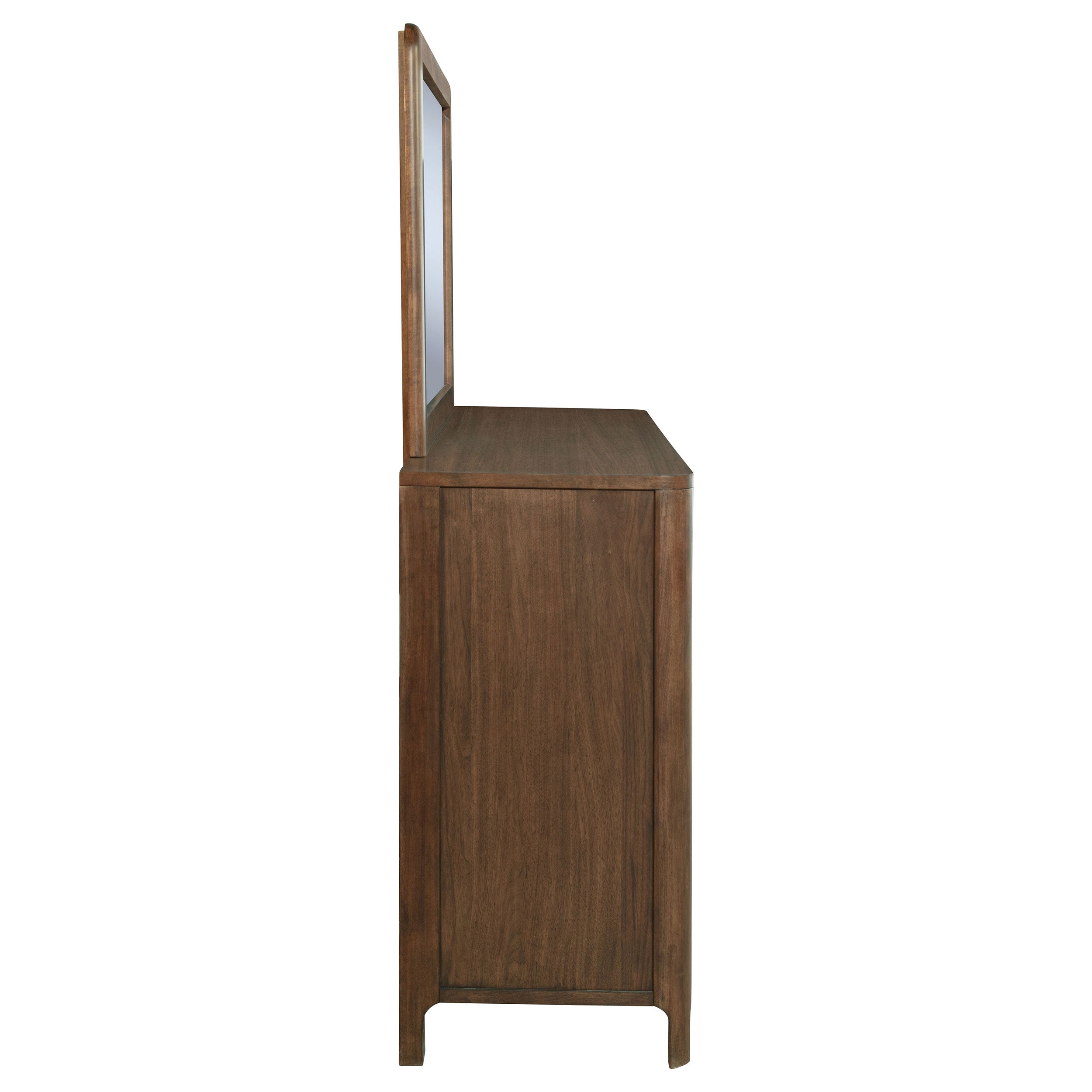 Maderia 8-drawer Dresser and Mirror Walnut — view 9