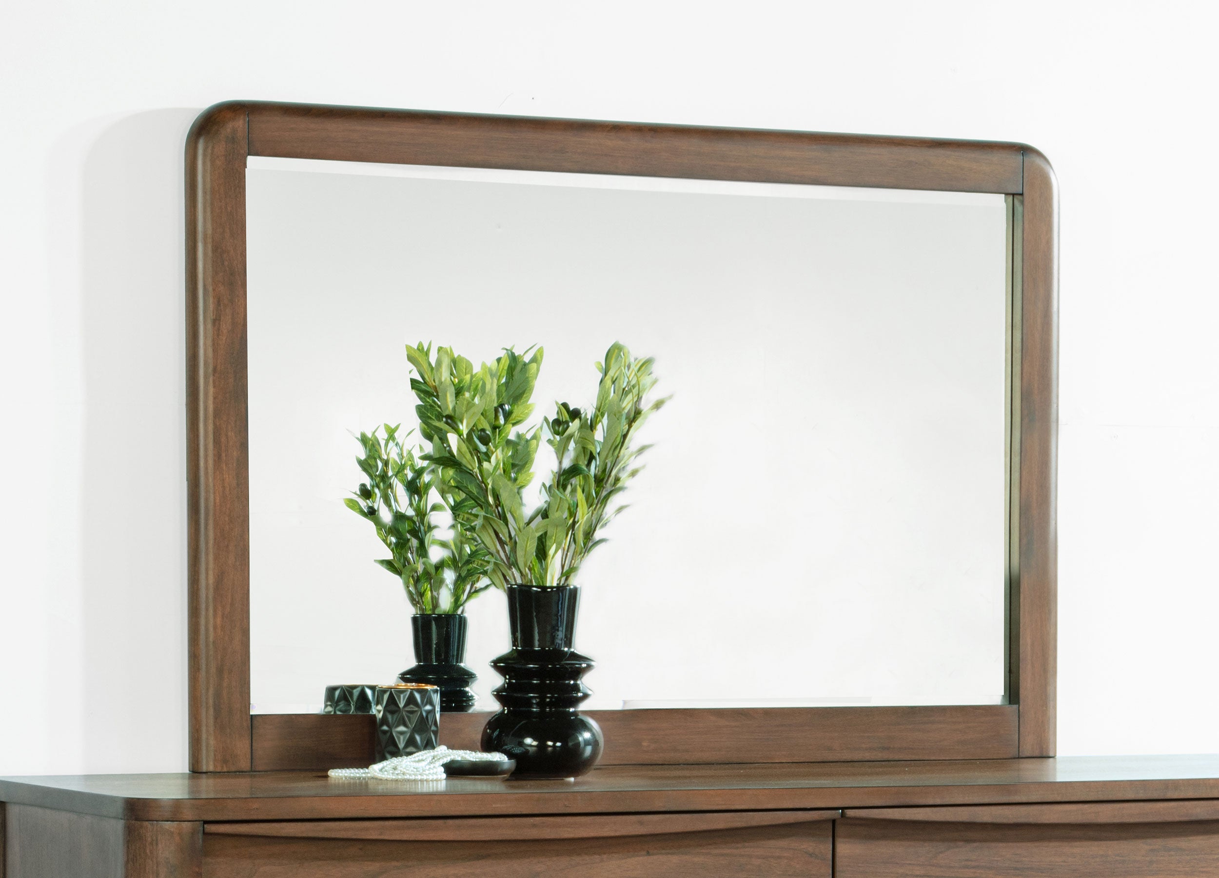 Maderia Dresser Mirror Walnut — view 2