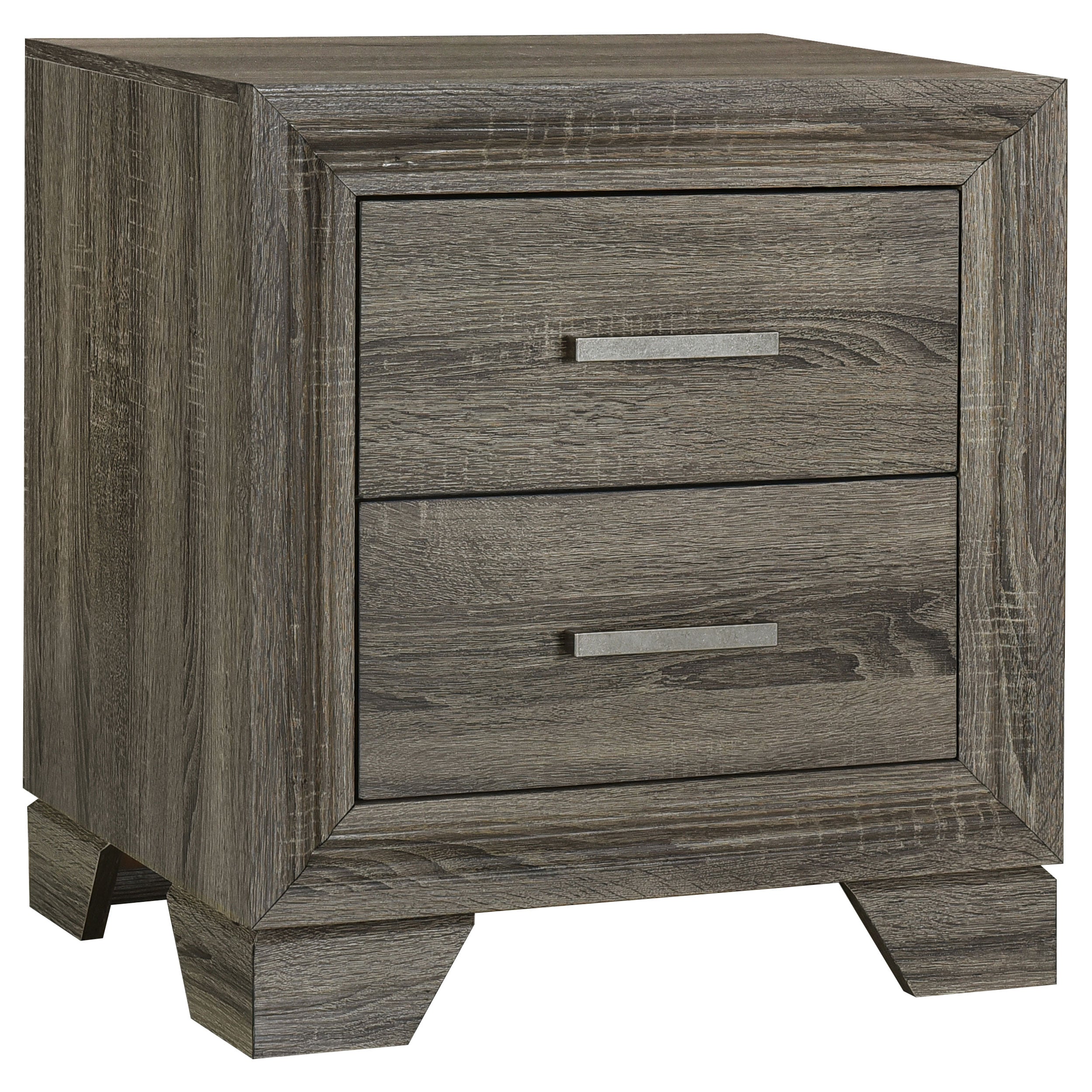 Wright 5-piece Queen Bedroom Set Brown Oak — view 5