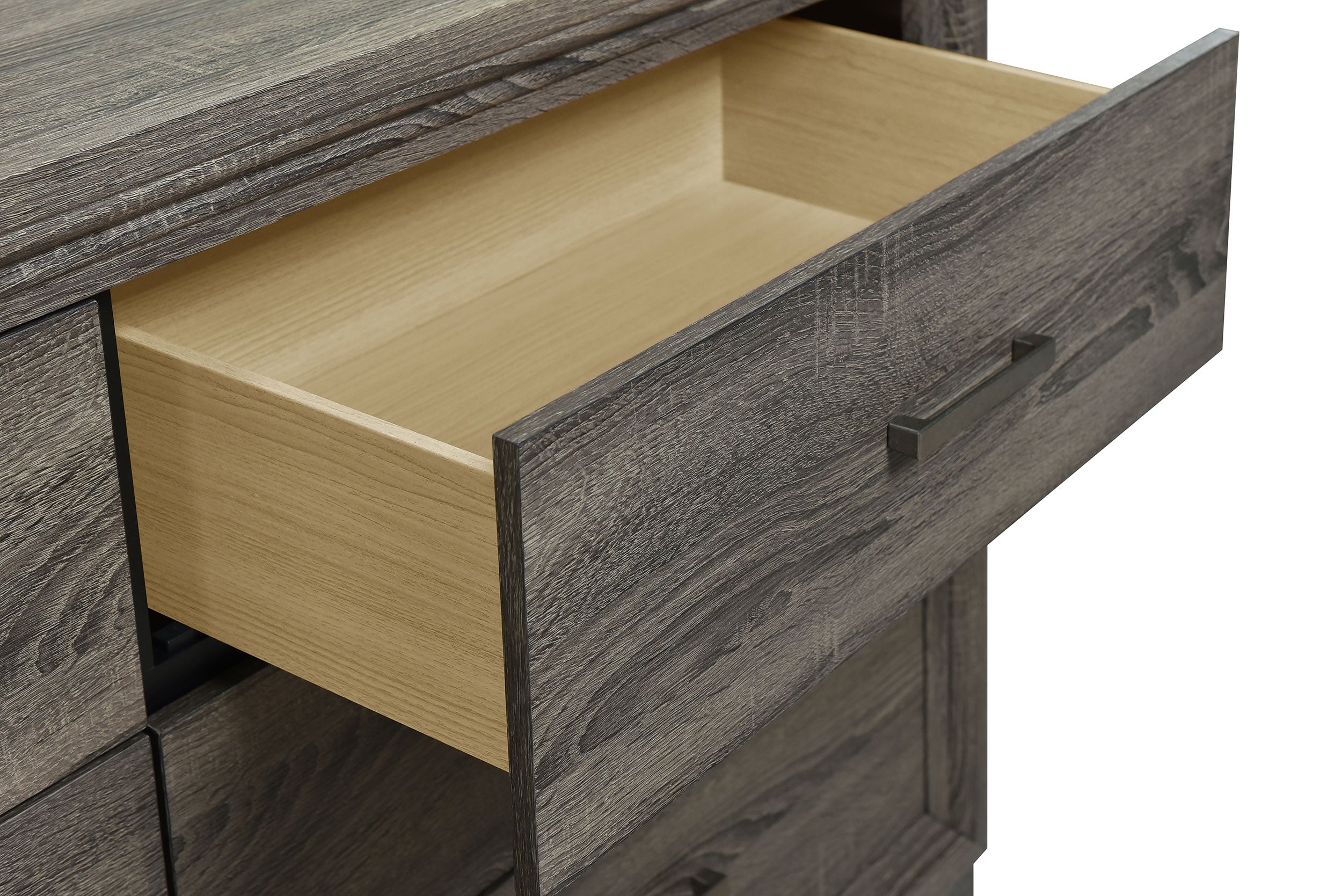 Wright 6-drawer Dresser and Mirror Brown Oak — view 10