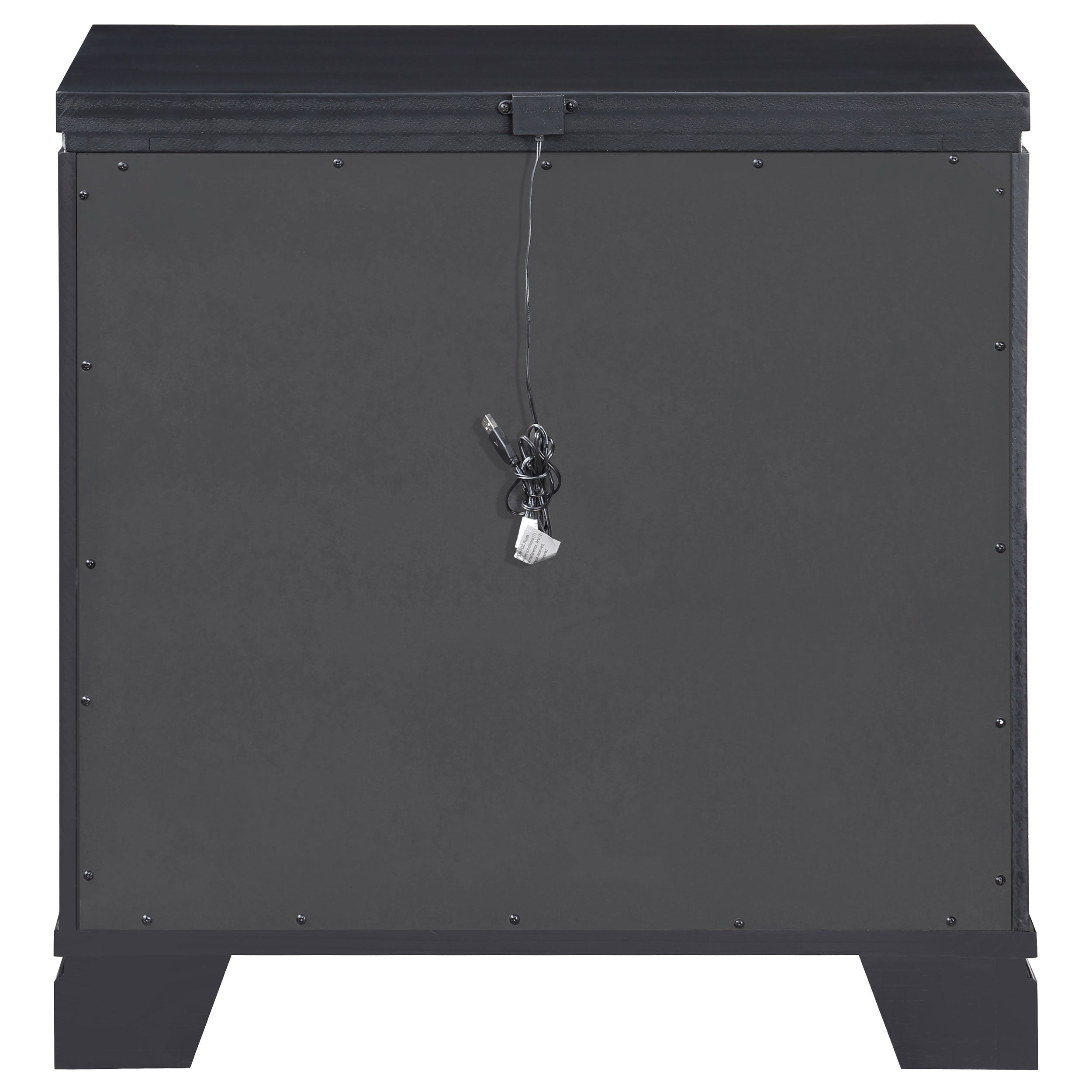 Cappola 2-drawer Nightstand Black — view 7