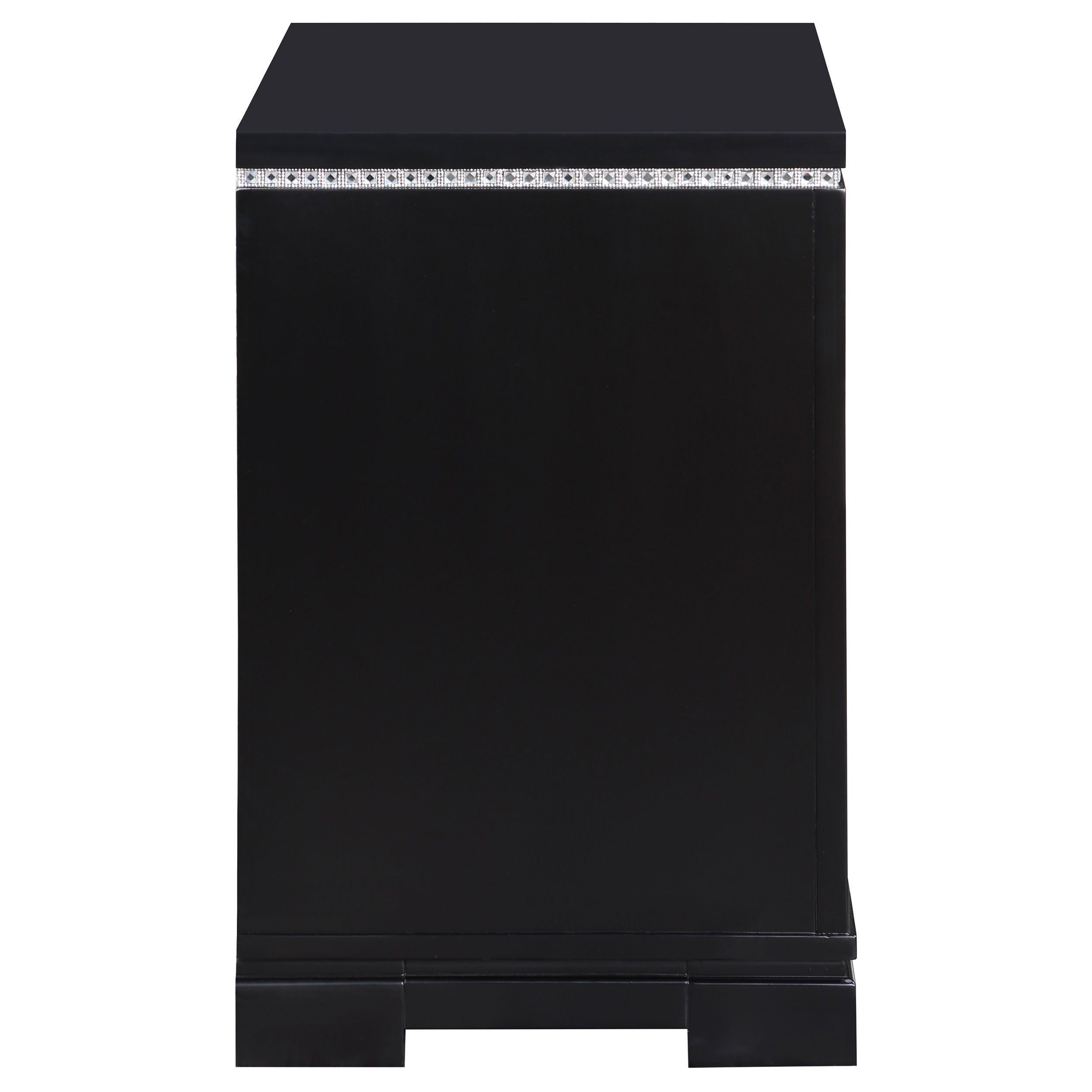 Cappola 2-drawer Nightstand Black — view 9