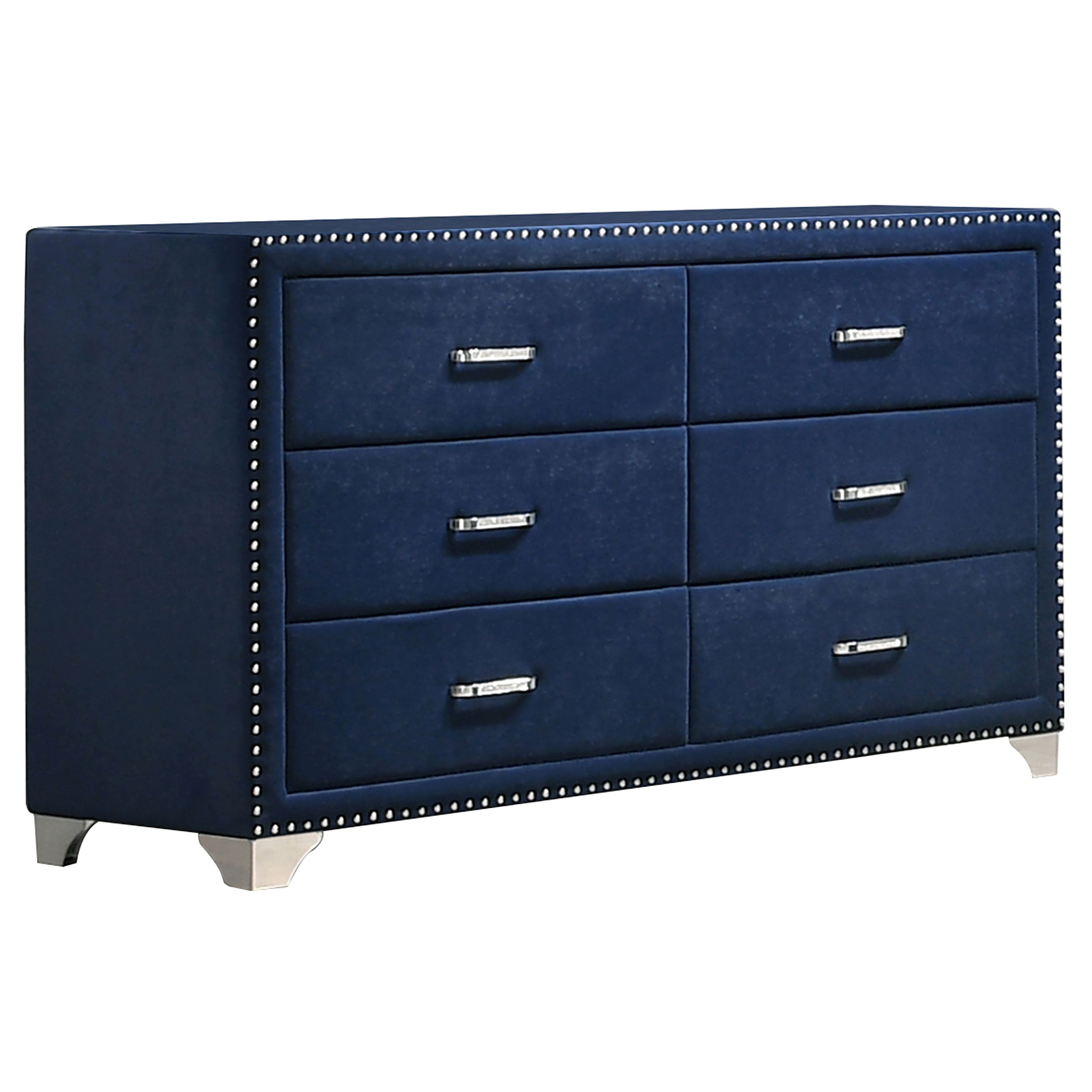 Melody 4-piece Queen Bedroom Set Pacific Blue — view 5