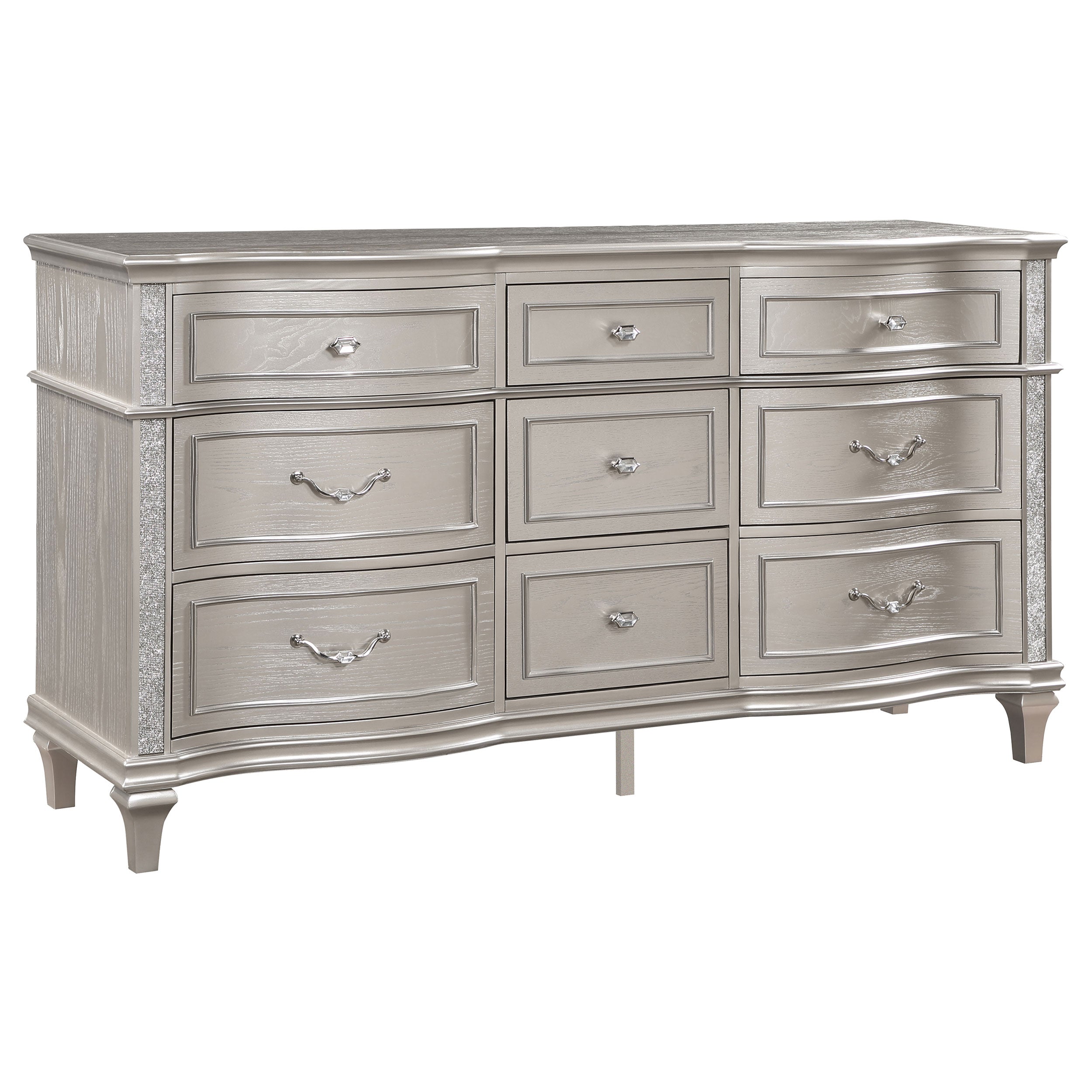 Evangeline 9-drawer Dresser Silver Oak — view 1