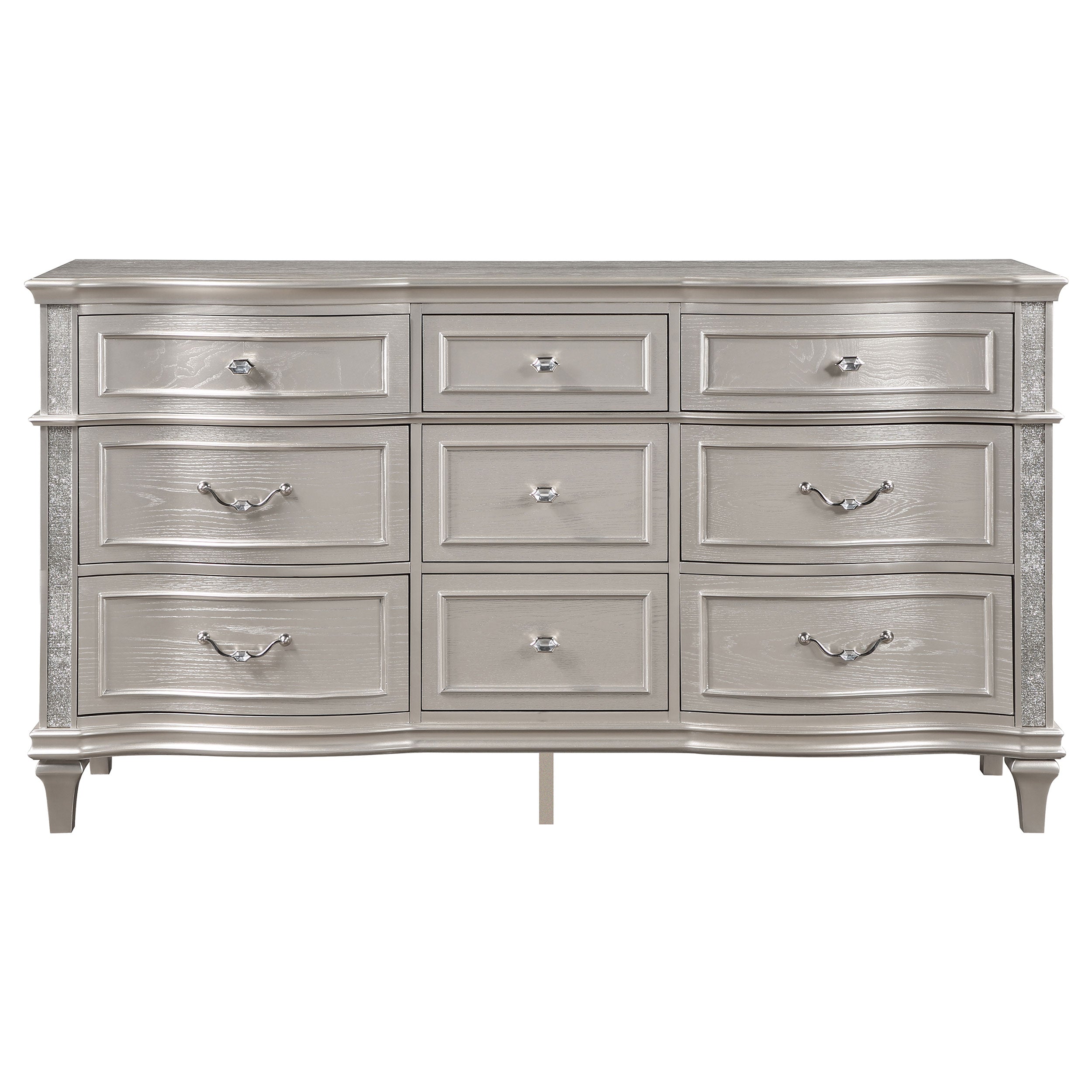 Evangeline 9-drawer Dresser Silver Oak — view 3