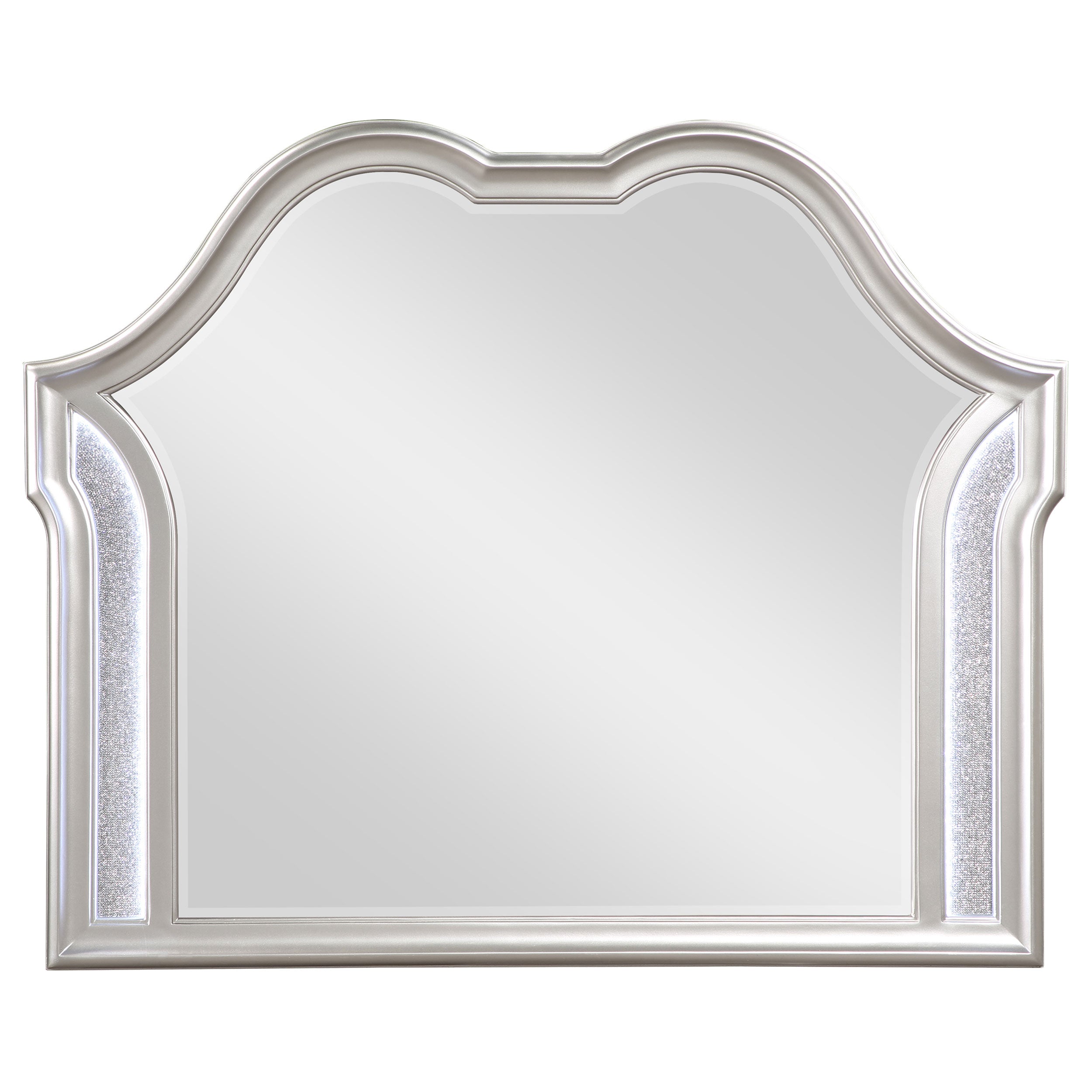 Evangeline Dresser Mirror Silver Oak — view 3