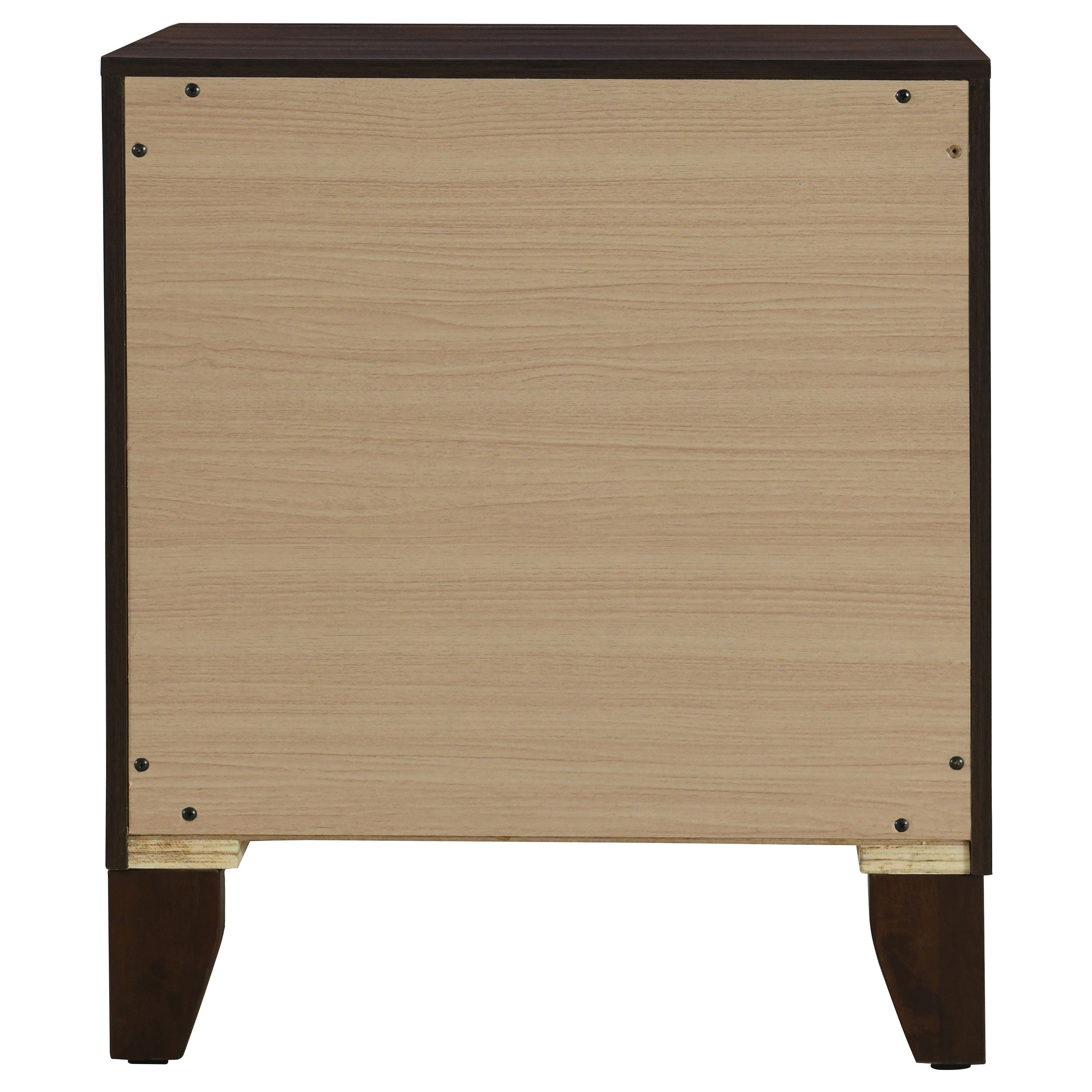 Welsley 2-drawer Nightstand Bedside Table Walnut — view 7