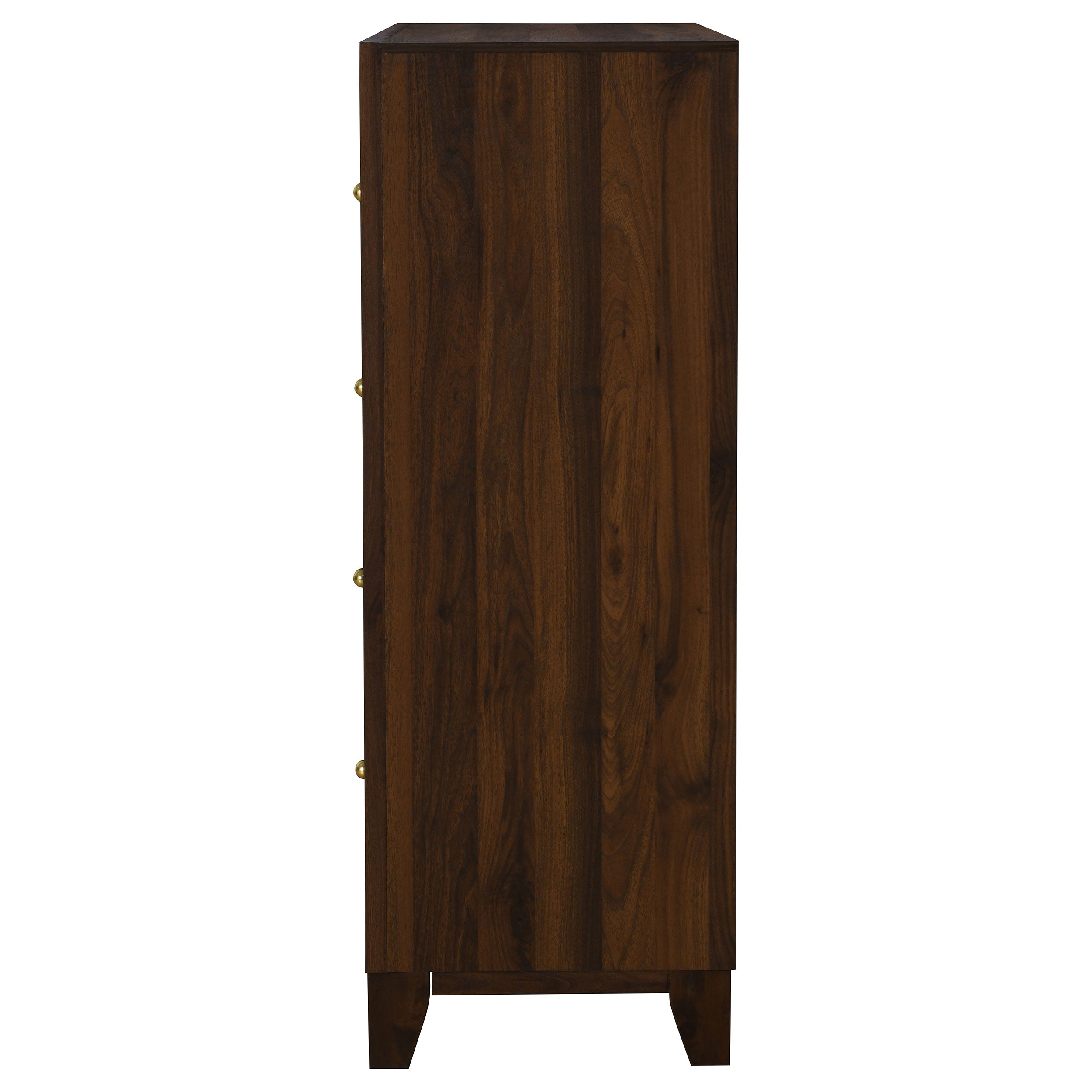 Welsley 4-drawer Chest of Drawers Walnut — view 5
