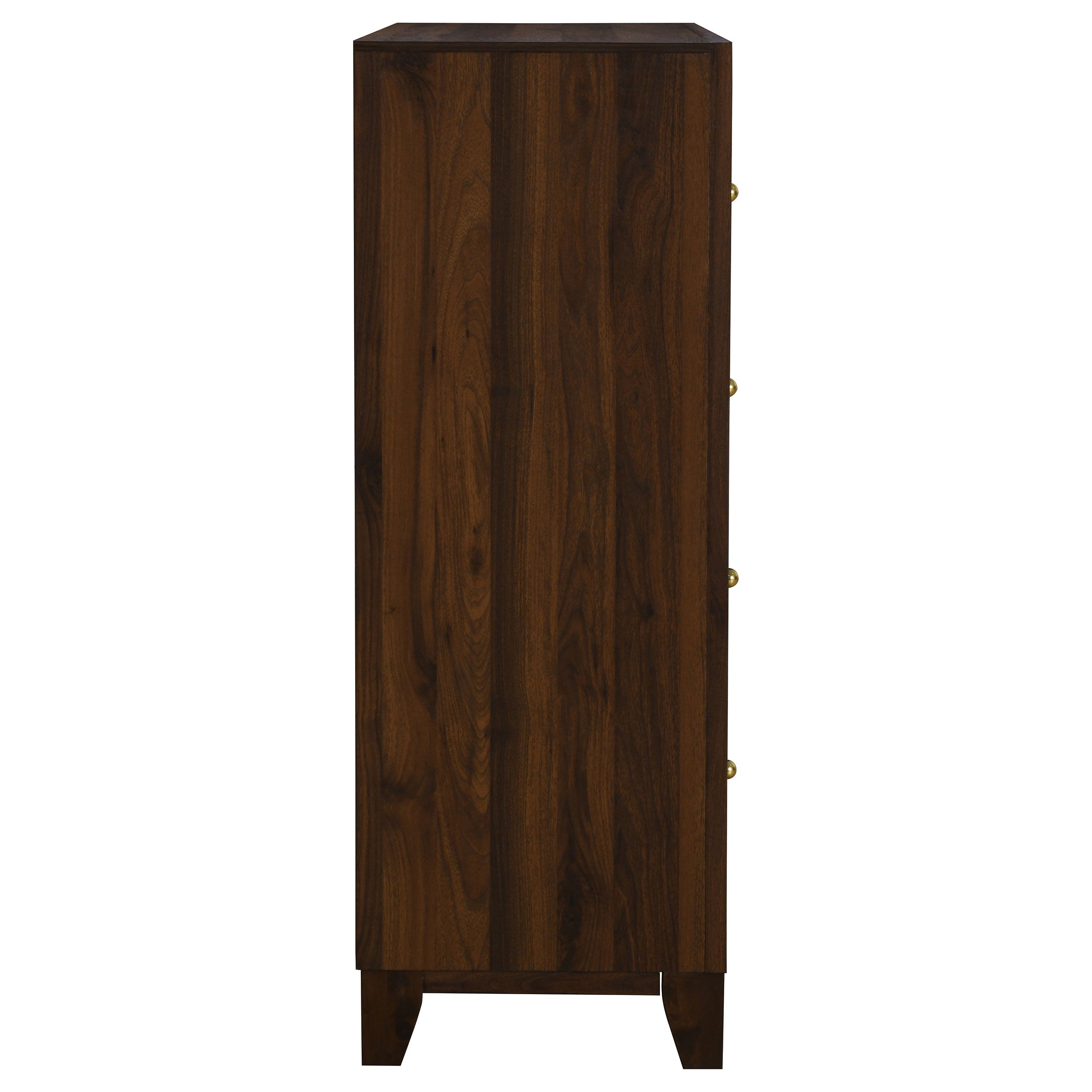 Welsley 4-drawer Chest of Drawers Walnut — view 9