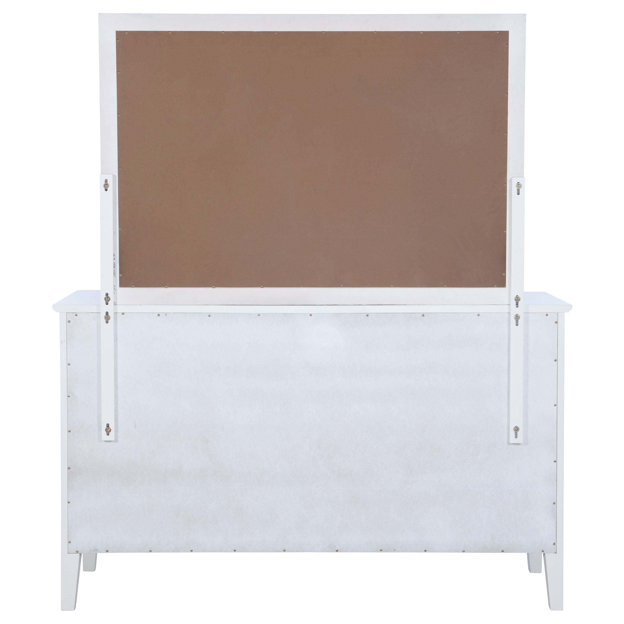 Bexhill 10-drawer Dresser and Mirror White — view 7