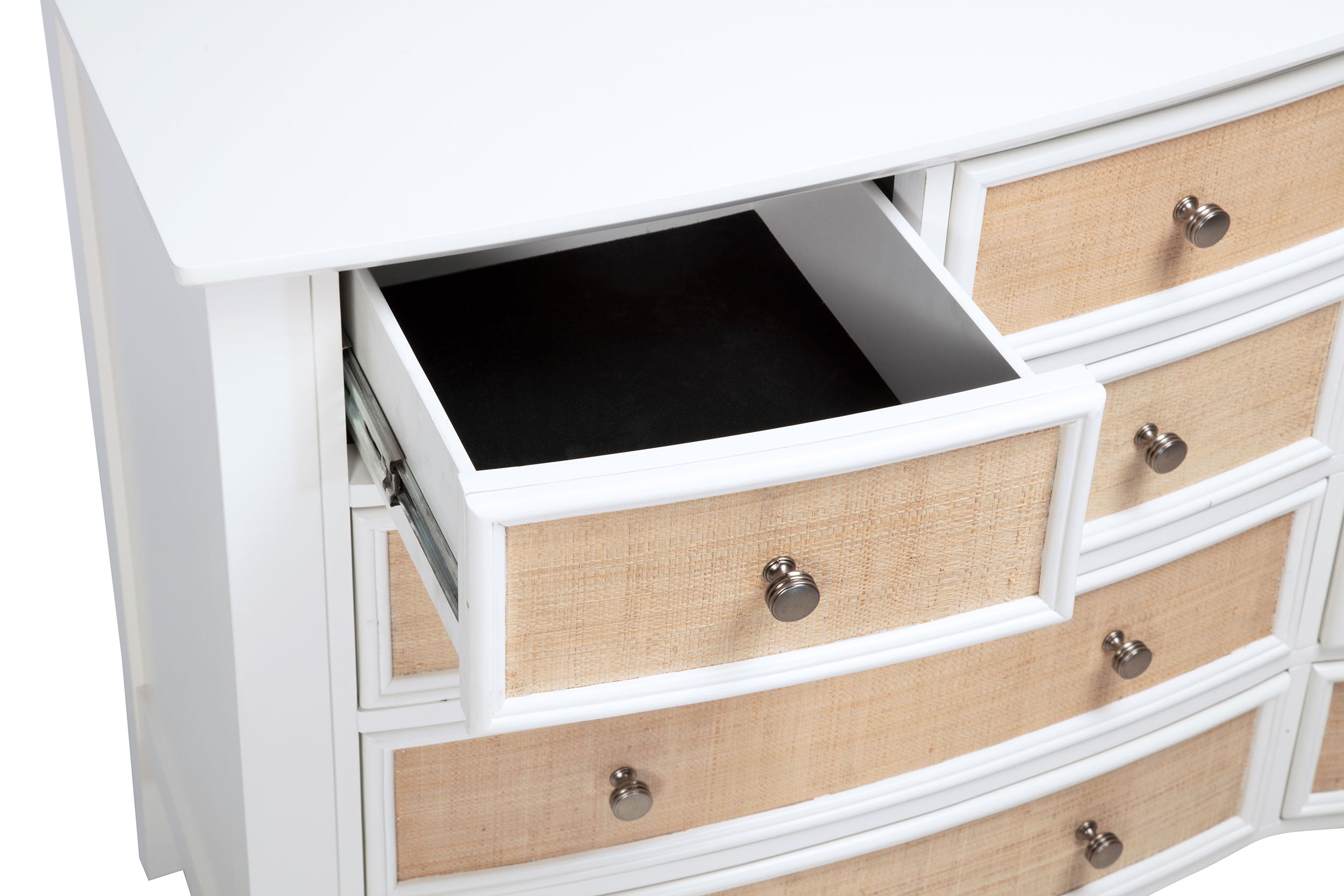 Bexhill 10-drawer Dresser and Mirror White — view 10