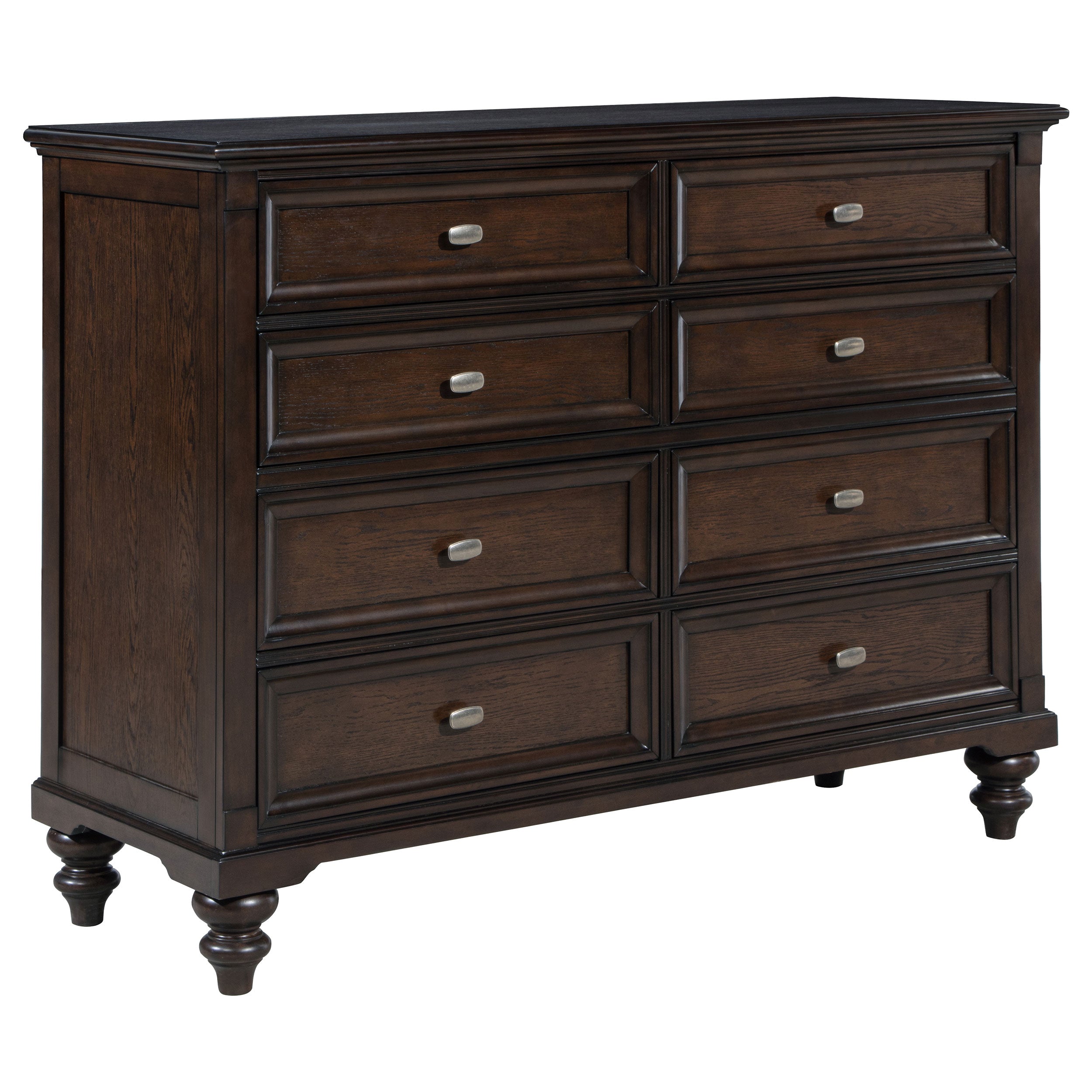 Andover 4-piece California King Bedroom Set Dark Oak — view 8