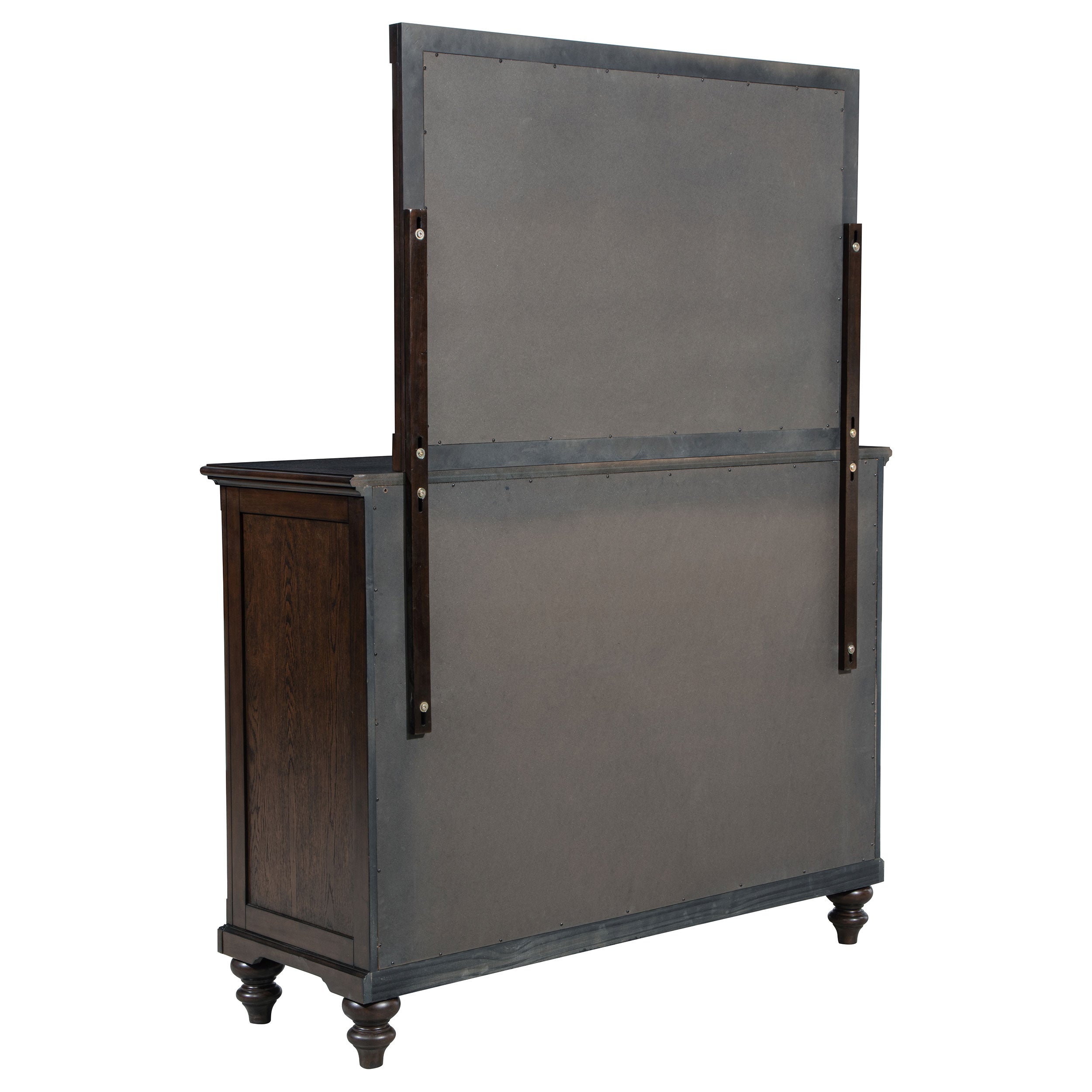 Andover 8-drawer Dresser and Mirror Dark Oak — view 6