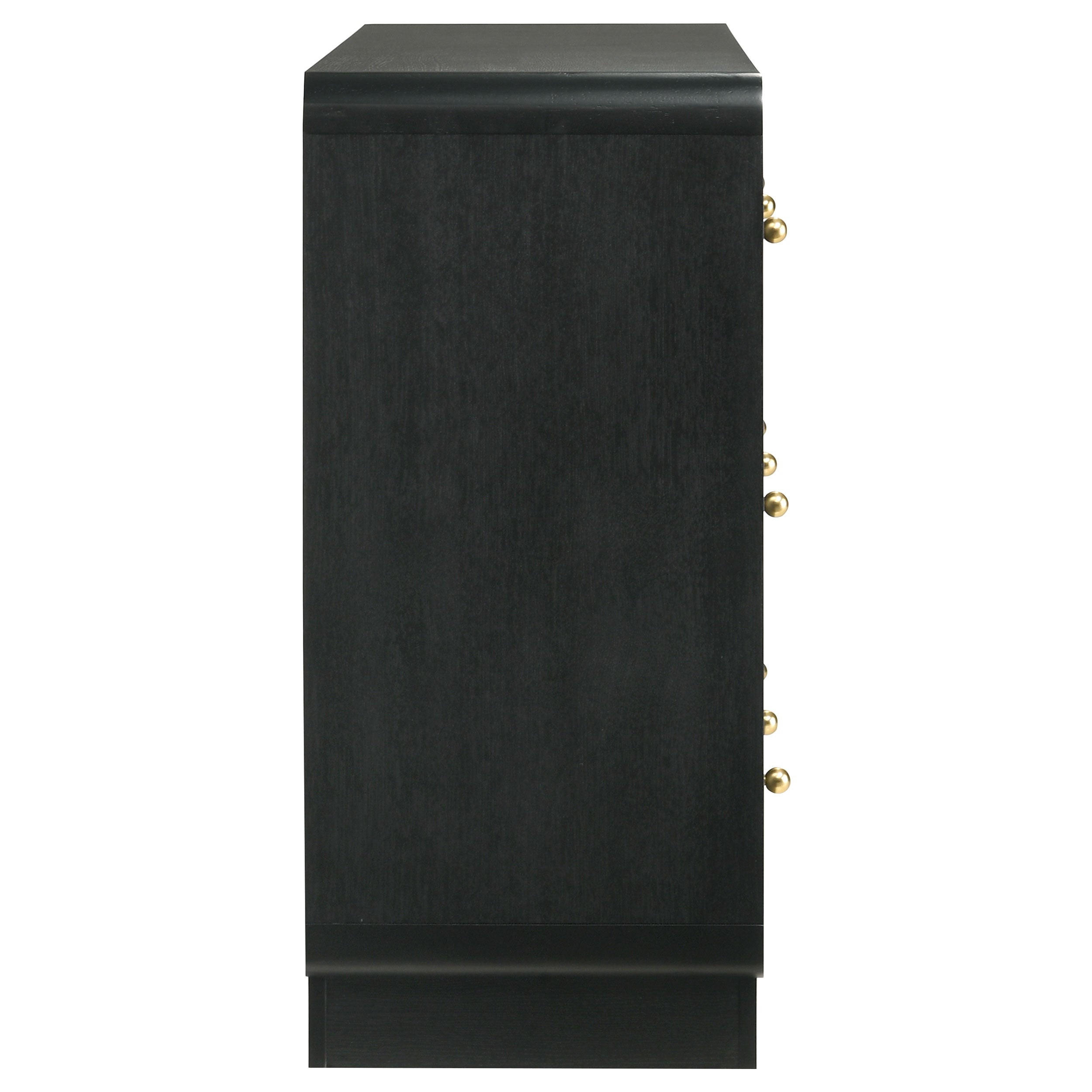 Cavelle 6-drawer Dresser Cabinet Black — view 9