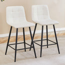 Bar Chair Set Comfortable With Metal Legs And Ergonomic Design