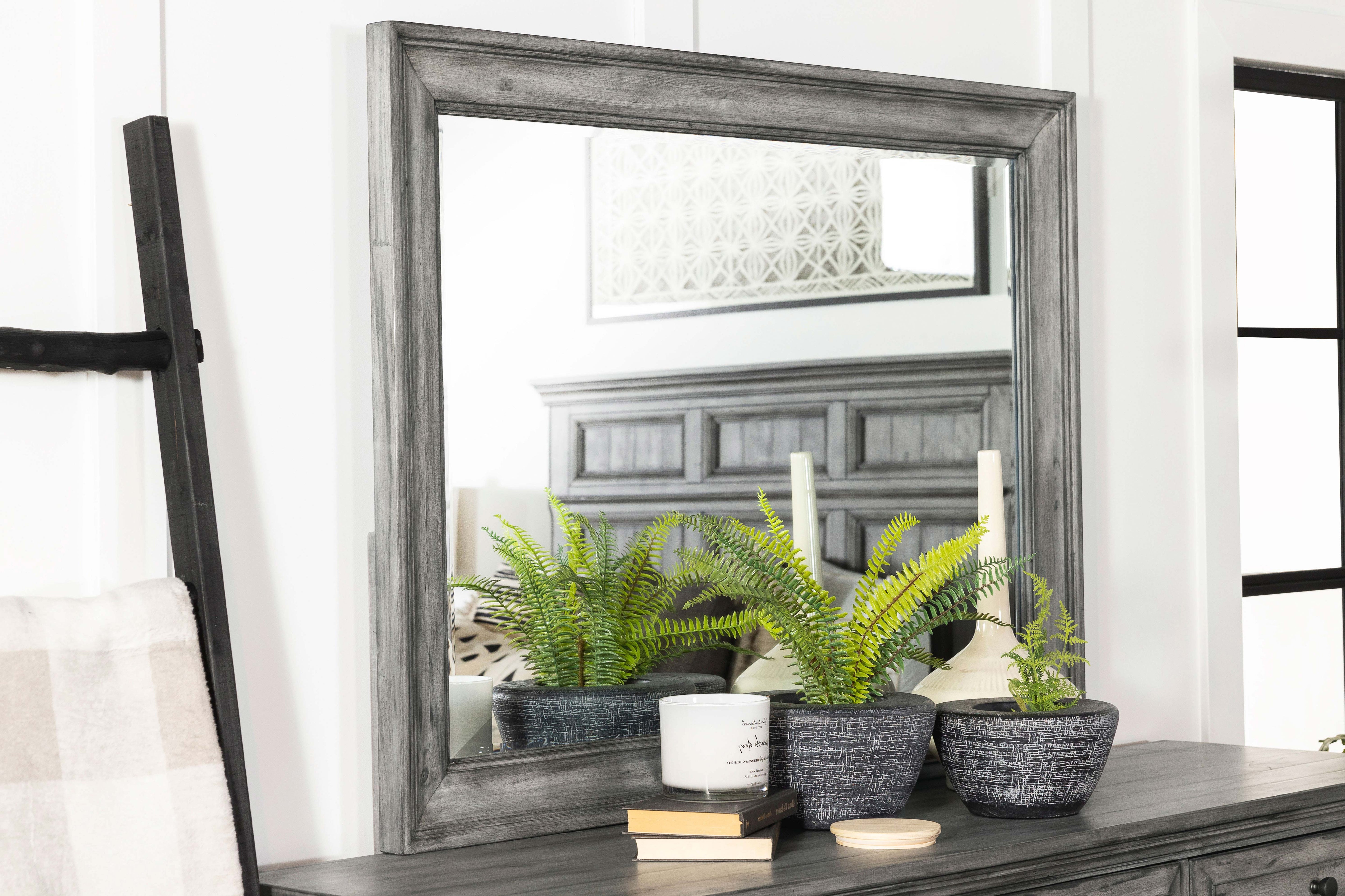 Avenue Dresser Mirror Weathered Grey — view 2