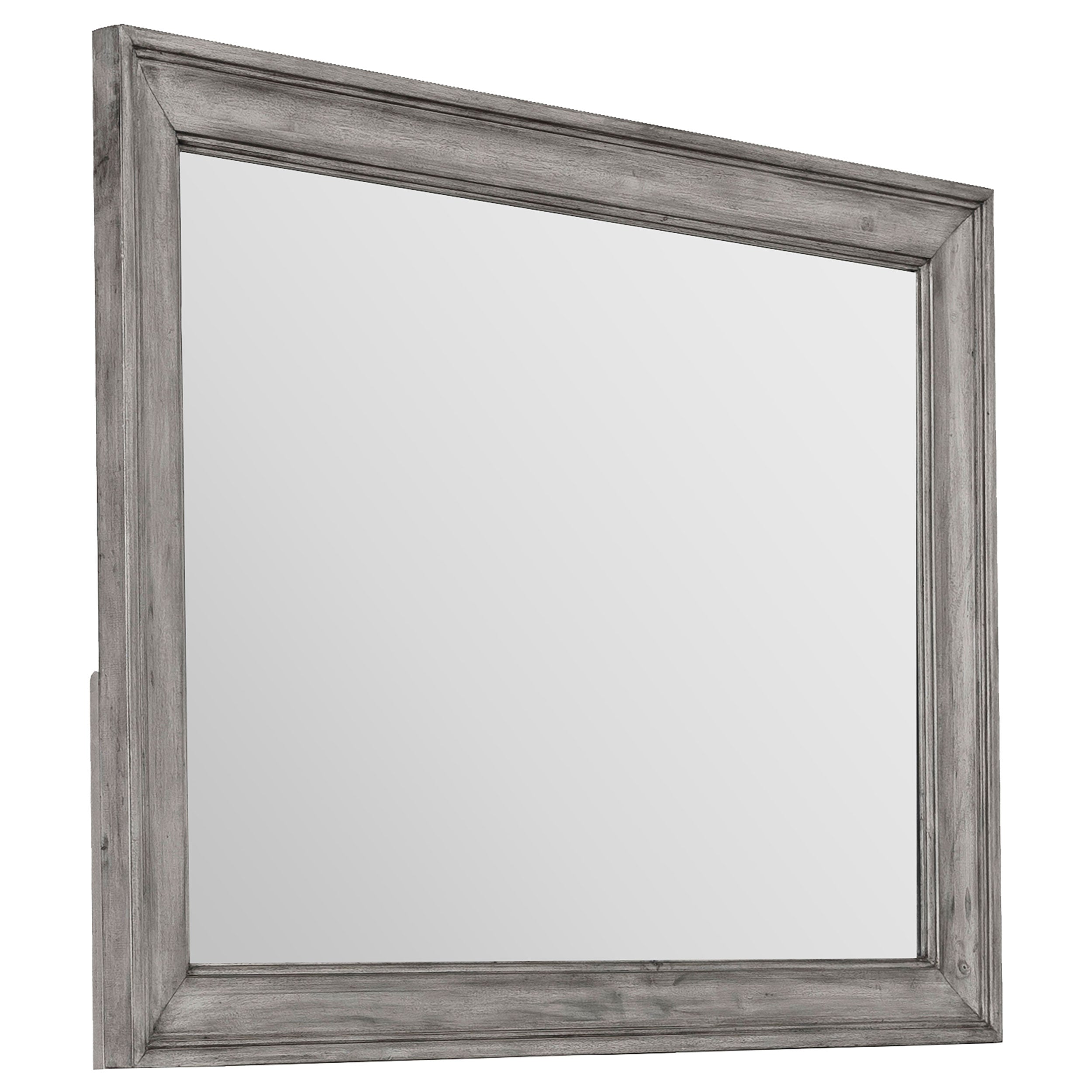 Avenue Dresser Mirror Weathered Grey — view 1