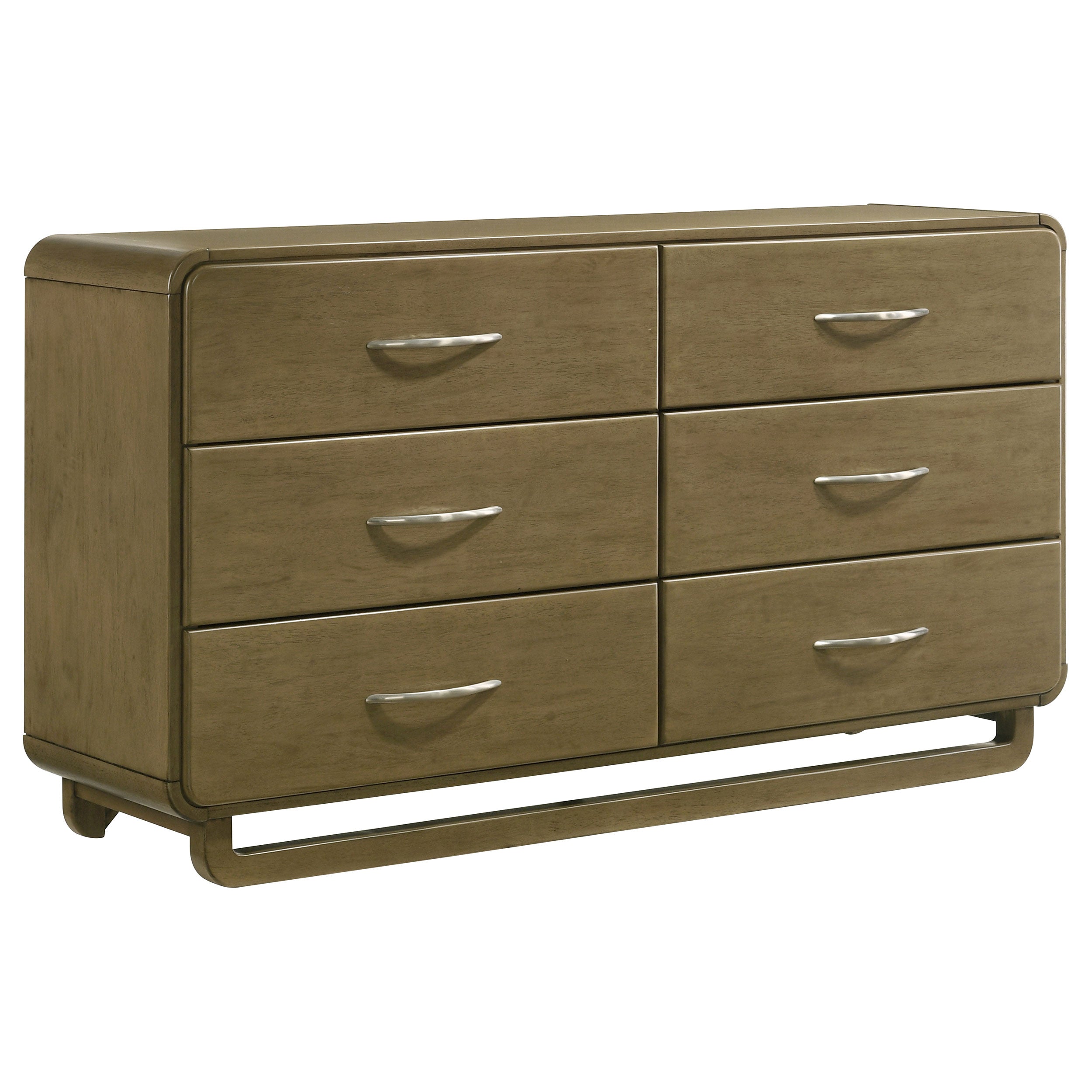 Amsbury 6-drawer Dresser Cabinet Nutmeg — view 1