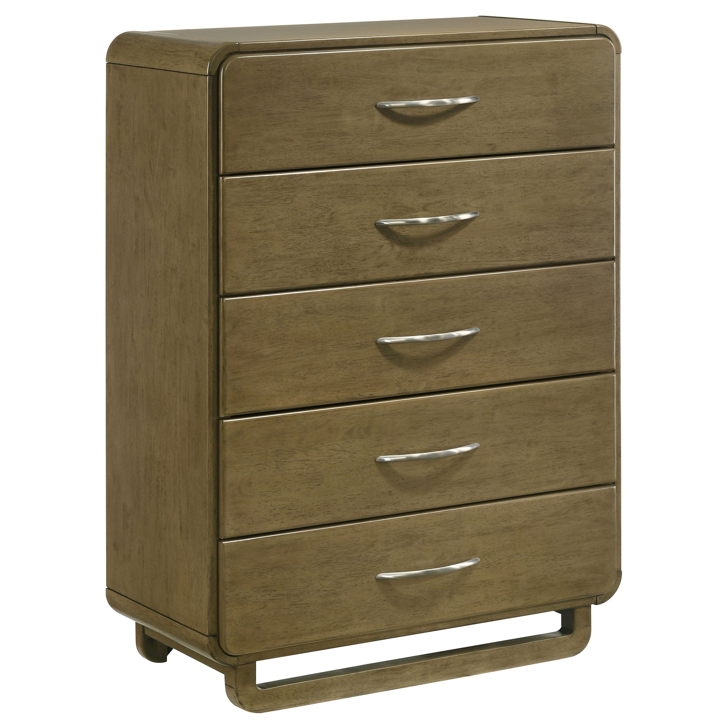 Amsbury 5-drawer Chest of Drawers Nutmeg — view 1