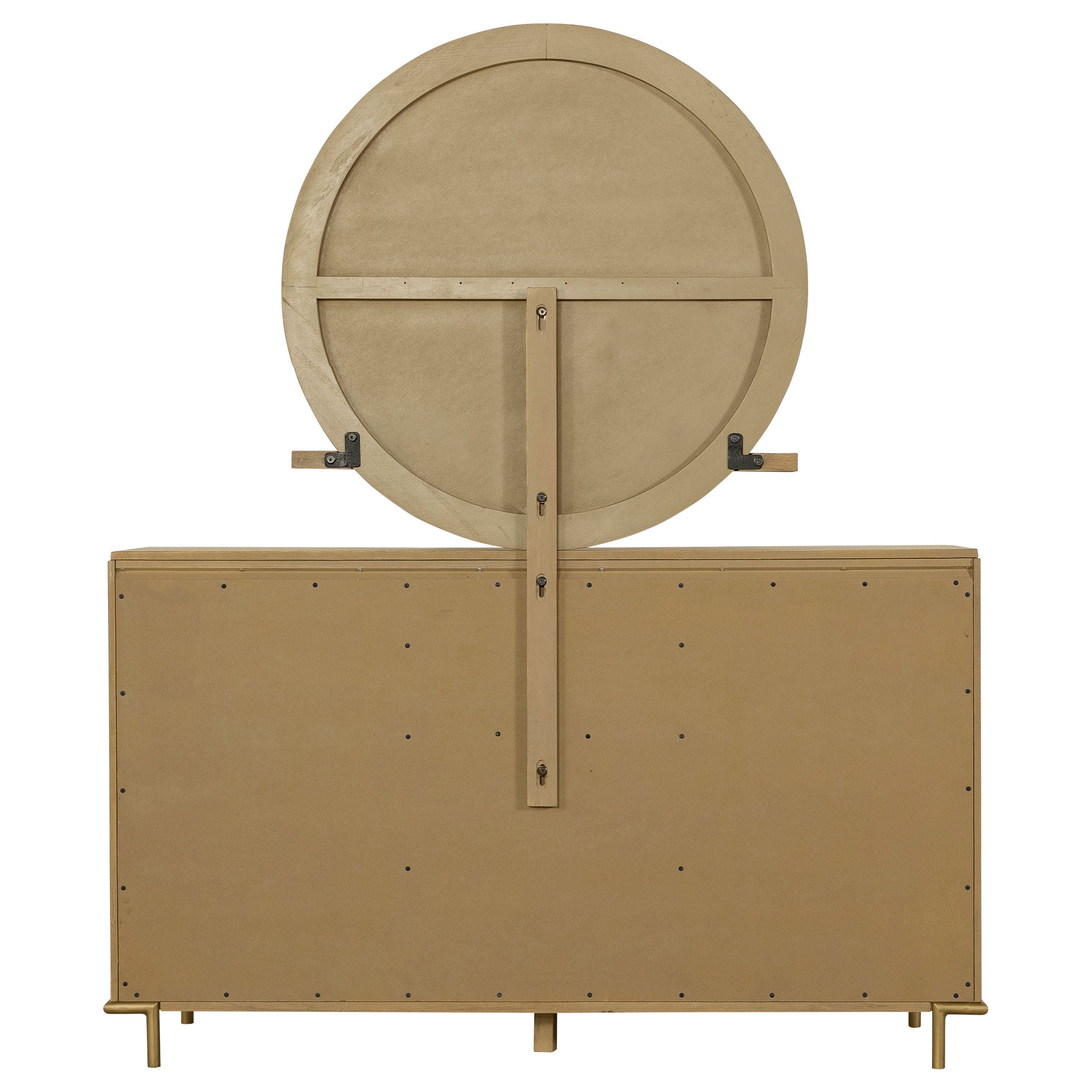 Arini 8-drawer Dresser with Mirror Sand Wash — view 6