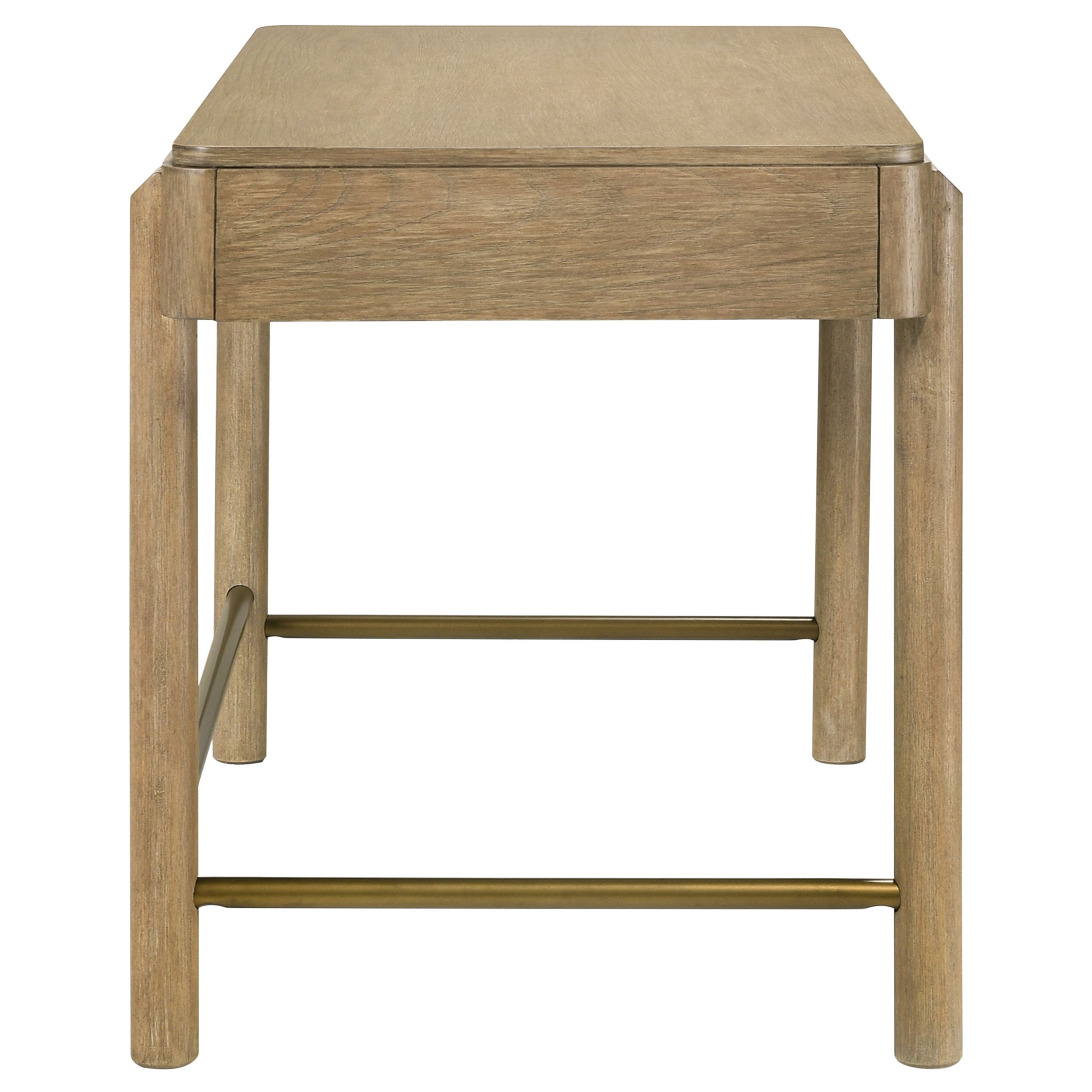Arini 2-drawer Vanity Desk Makeup Table Sand Wash — view 5