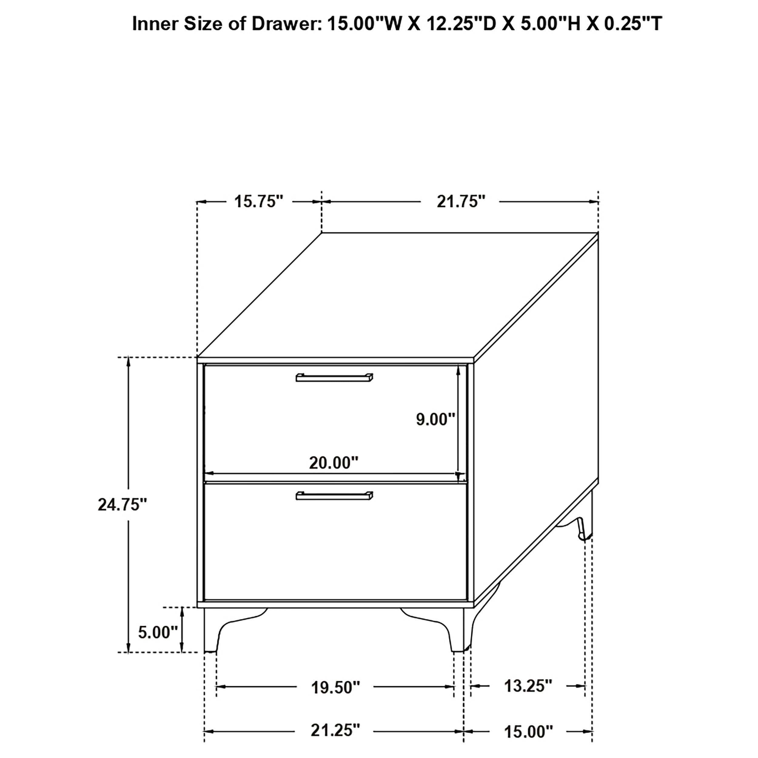 Kendall 5-piece Eastern King Bedroom Set White — view 15
