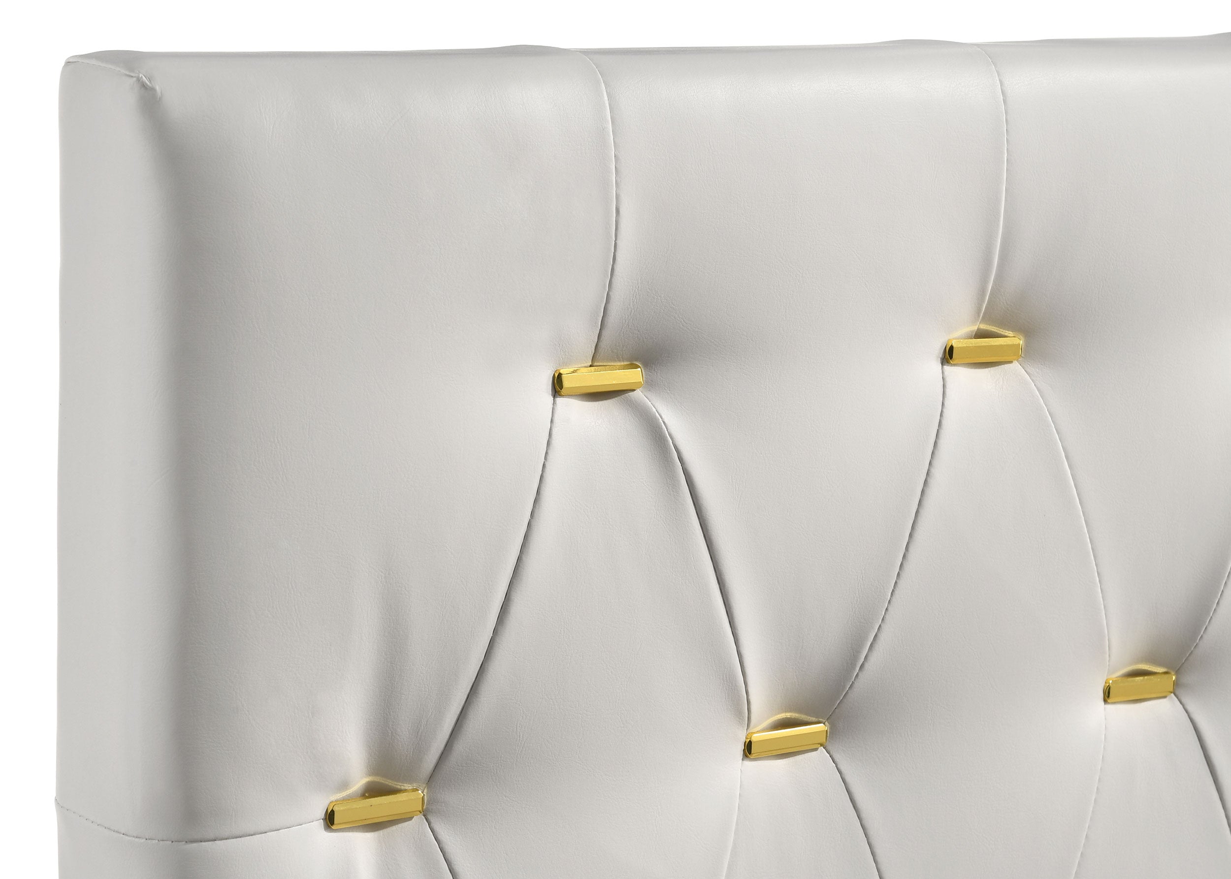 Kendall Upholstered Queen Panel Bed White — view 7
