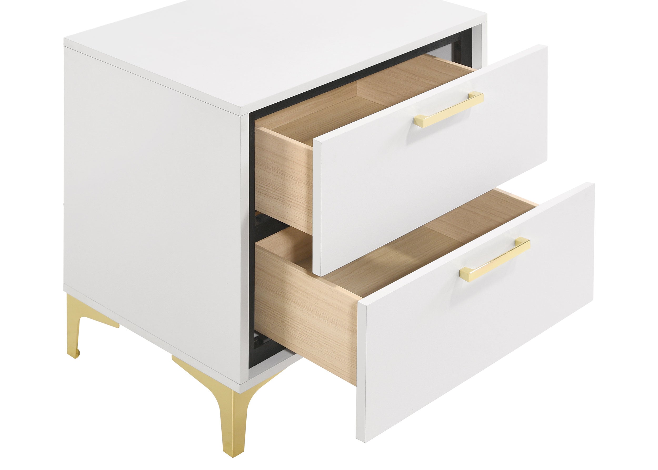 Kendall 2-drawer Nightstand White — view 10