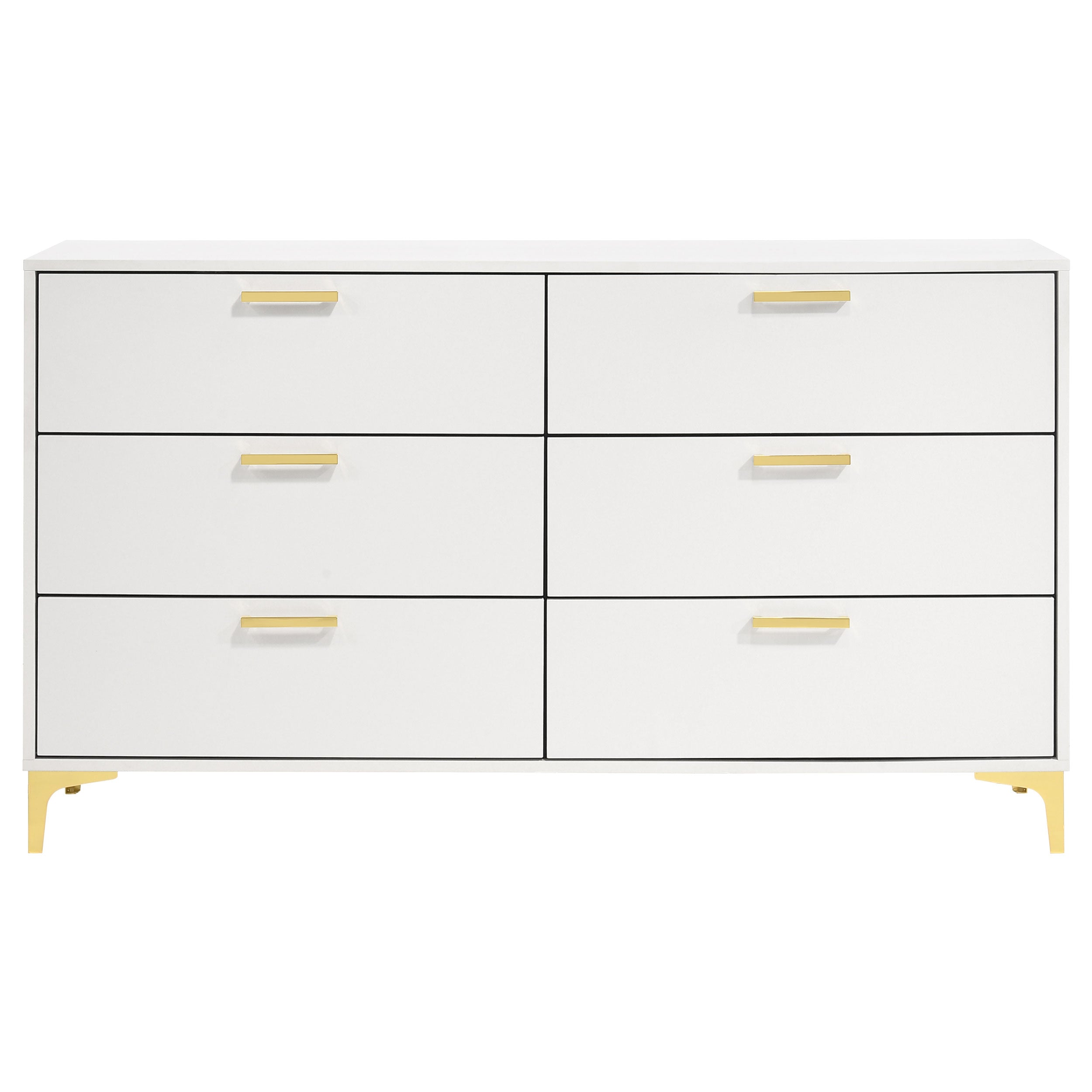 Kendall 6-drawer Dresser White — view 3
