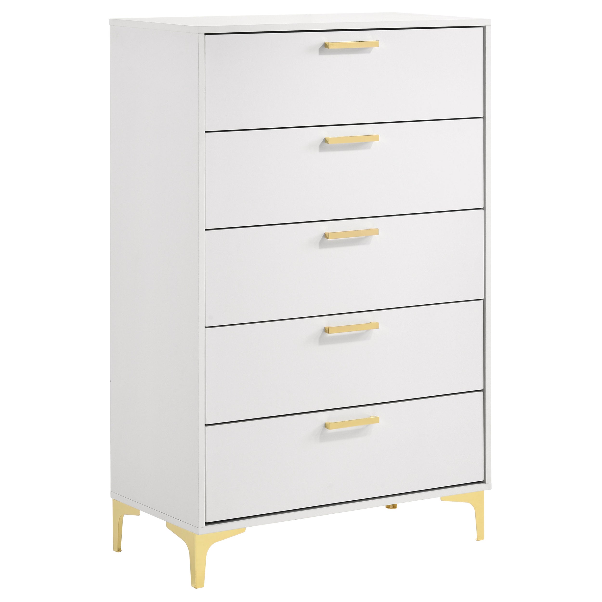 Kendall 5-drawer Bedroom Chest White — view 1