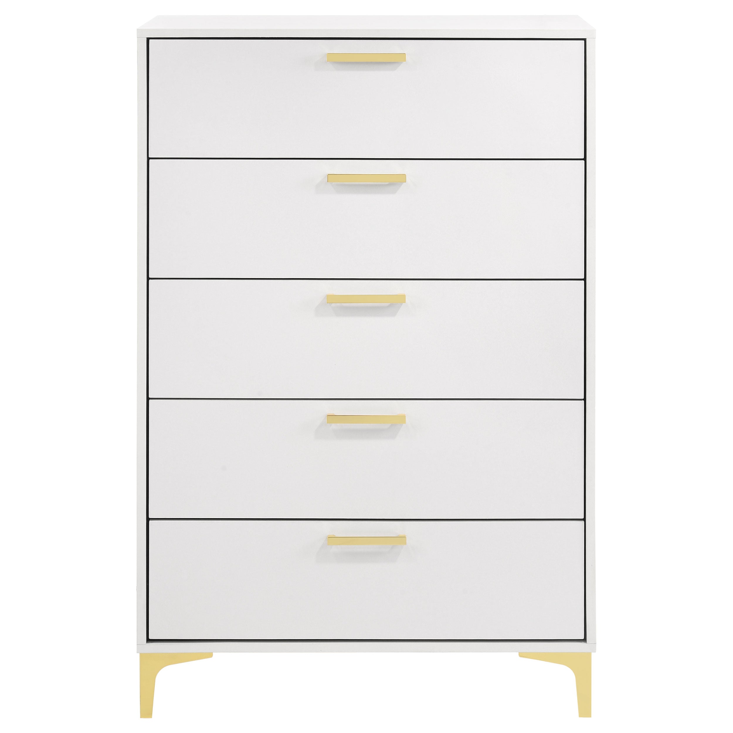 Kendall 5-drawer Bedroom Chest White — view 3